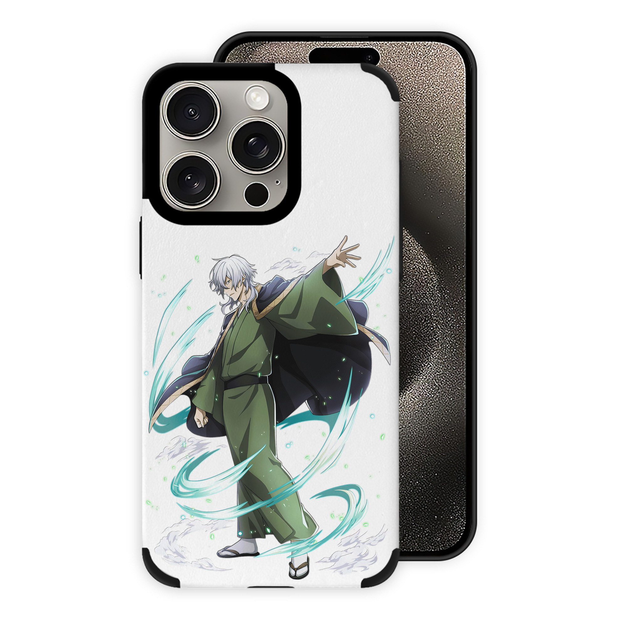 （画像用） 文豪ストレイドッグス Bungo Stray Dogs 【iPhone15ProMax対応】 PUレザー スマホケース 耐衝撃＆黄変防止