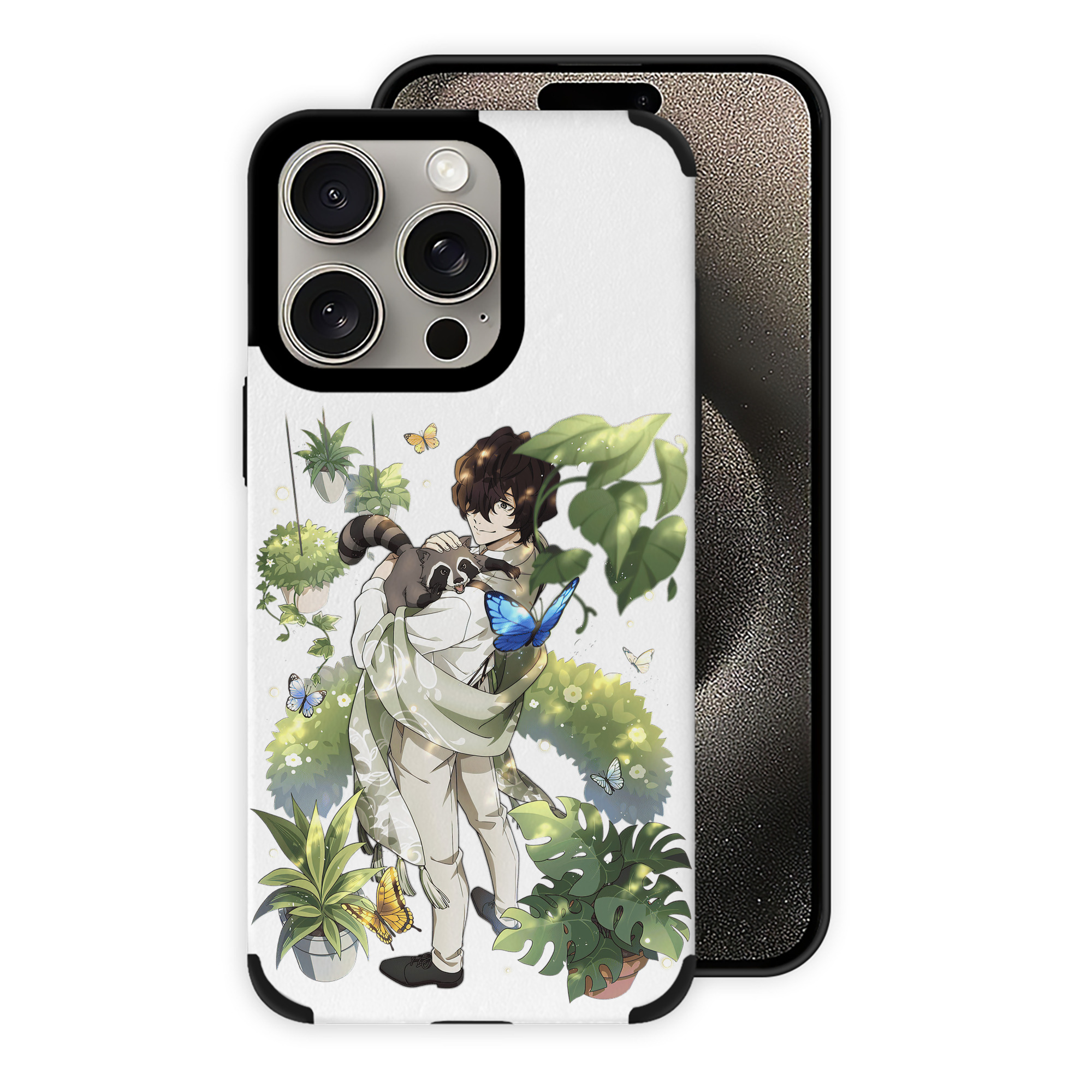 （画像用） 文豪ストレイドッグス Bungo Stray Dogs 【iPhone15ProMax対応】 PUレザー スマホケース 耐衝撃＆黄変防止