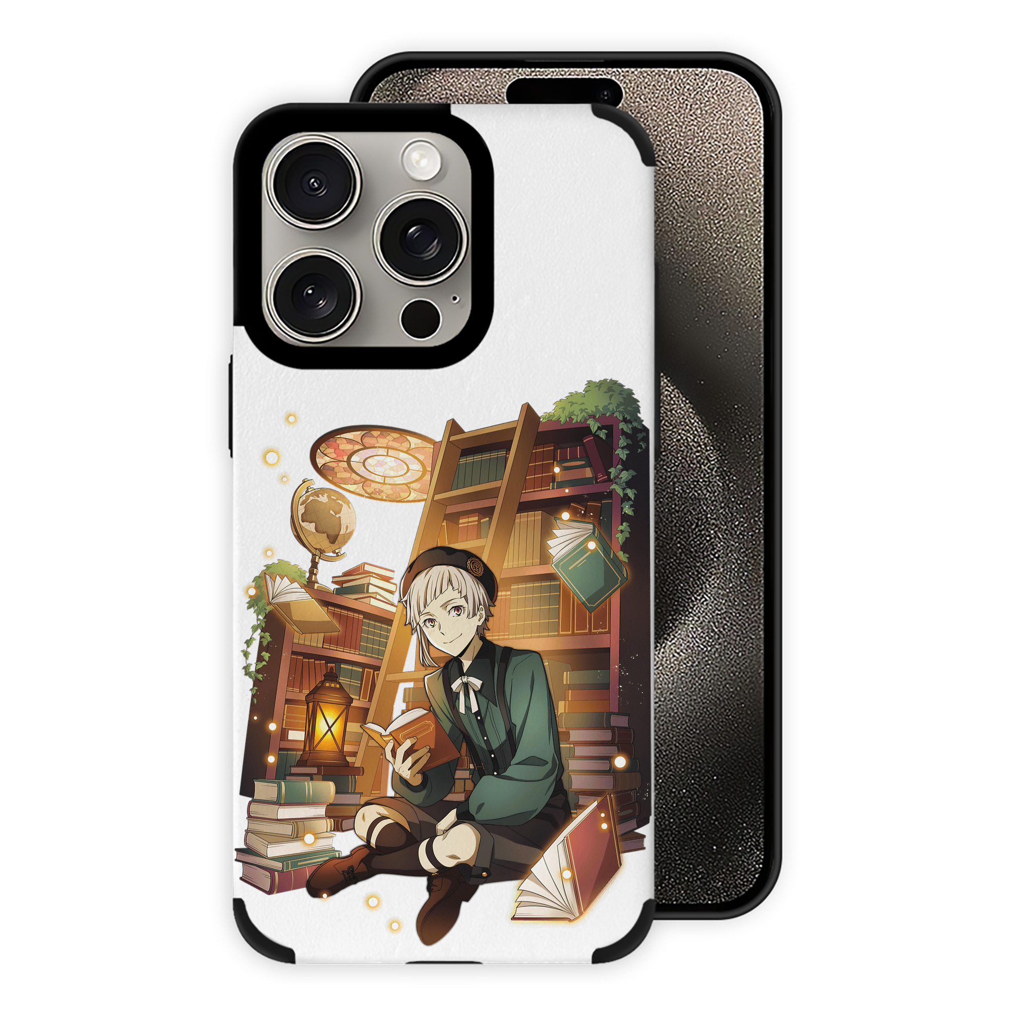 （画像用） 文豪ストレイドッグス Bungo Stray Dogs 【iPhone15ProMax対応】 PUレザー スマホケース 耐衝撃＆黄変防止