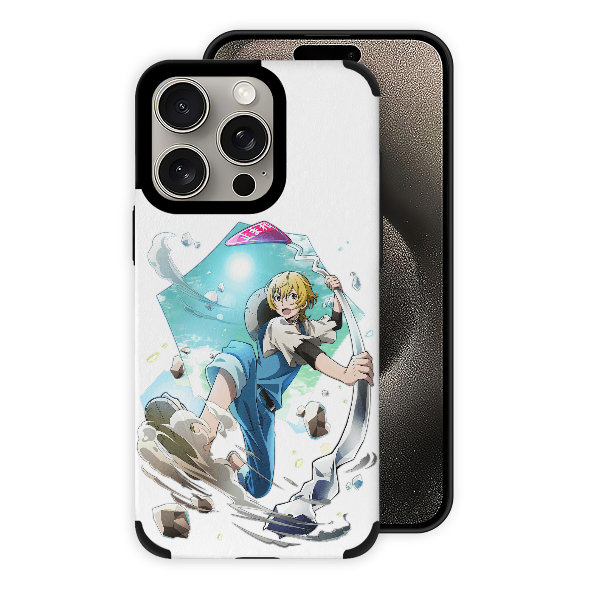 （画像用） 文豪ストレイドッグス Bungo Stray Dogs 【iPhone15ProMax対応】 PUレザー スマホケース 耐衝撃＆黄変防止