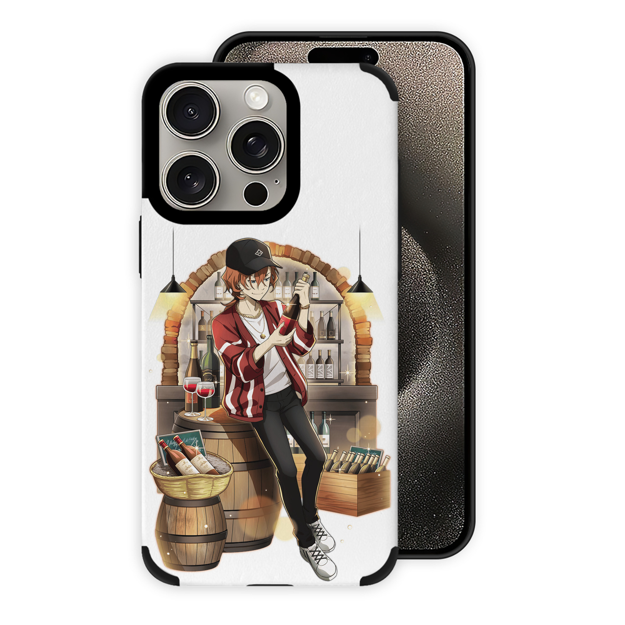 （画像用） 文豪ストレイドッグス Bungo Stray Dogs 【iPhone15ProMax対応】 PUレザー スマホケース 耐衝撃＆黄変防止