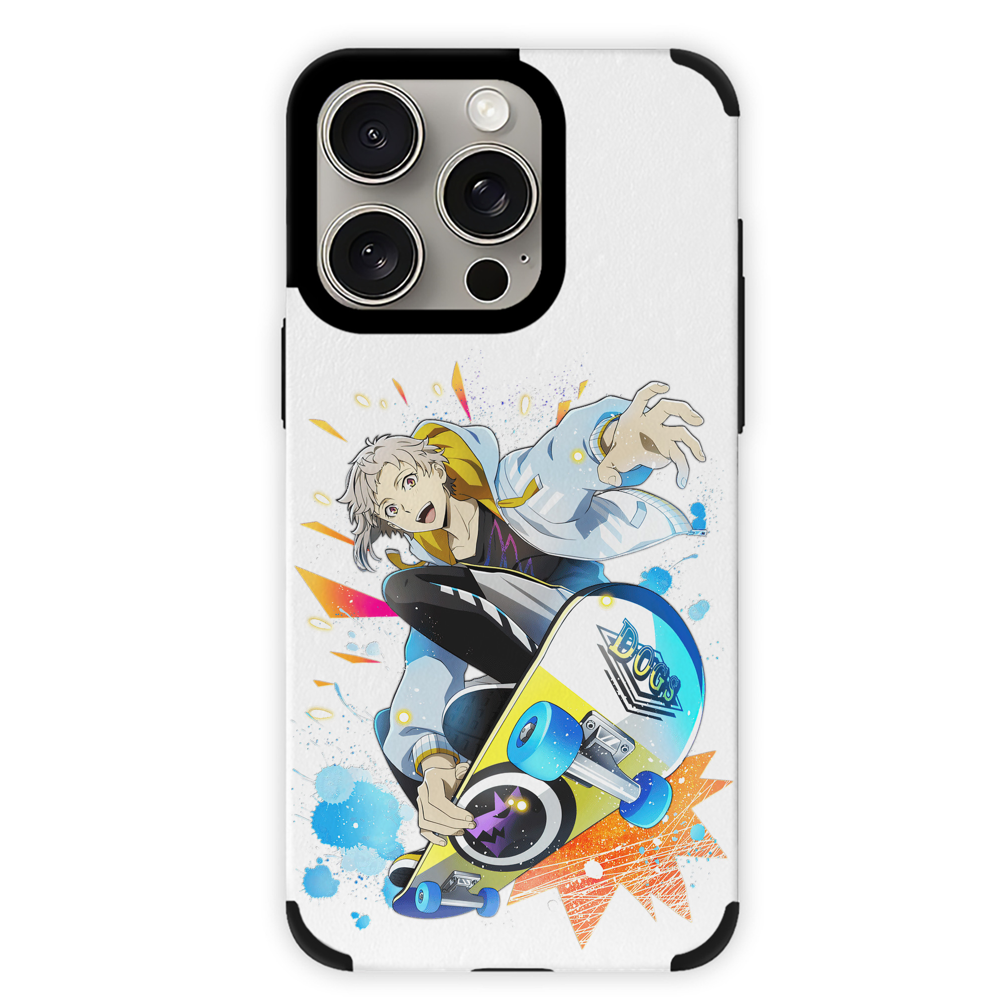 （画像用） 文豪ストレイドッグス Bungo Stray Dogs 【iPhone15ProMax対応】 PUレザー スマホケース 耐衝撃＆黄変防止