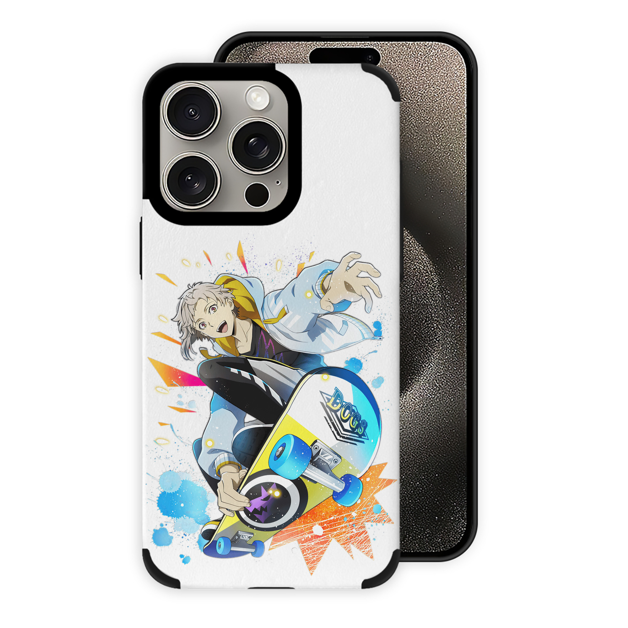 （画像用） 文豪ストレイドッグス Bungo Stray Dogs 【iPhone15ProMax対応】 PUレザー スマホケース 耐衝撃＆黄変防止