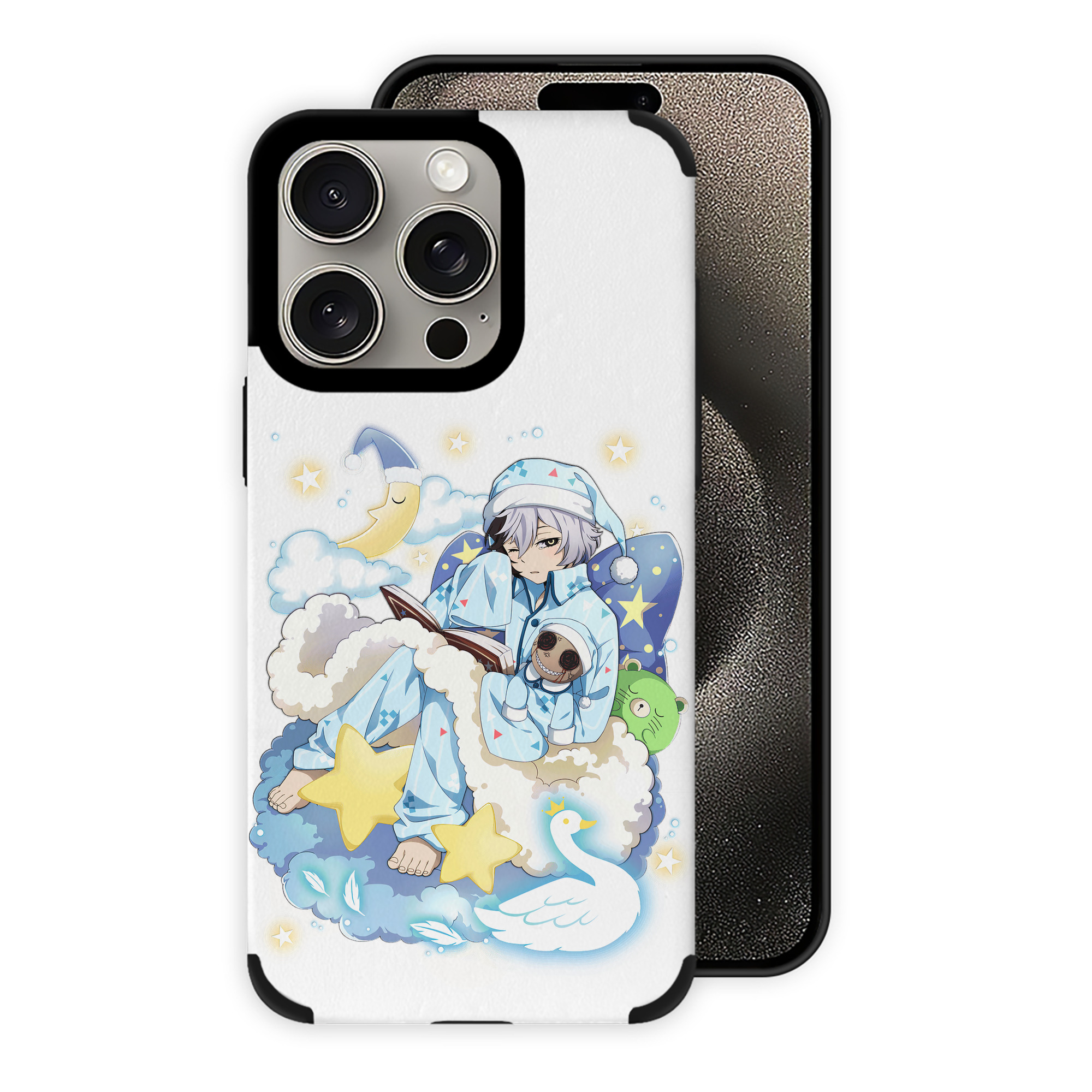 （画像用） 文豪ストレイドッグス Bungo Stray Dogs 【iPhone15ProMax対応】 PUレザー スマホケース 耐衝撃＆黄変防止