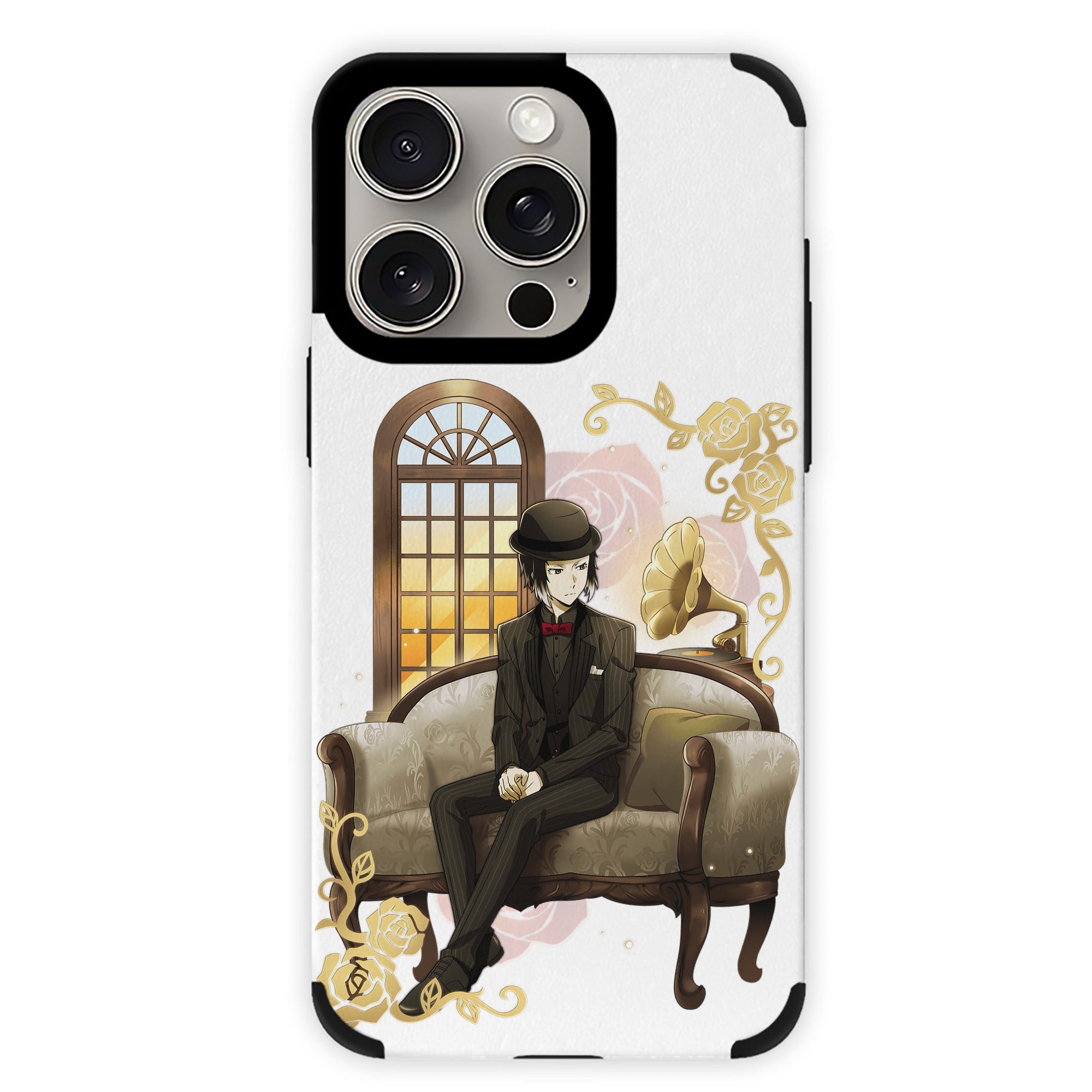（画像用） 文豪ストレイドッグス Bungo Stray Dogs 【iPhone15ProMax対応】 PUレザー スマホケース 耐衝撃＆黄変防止