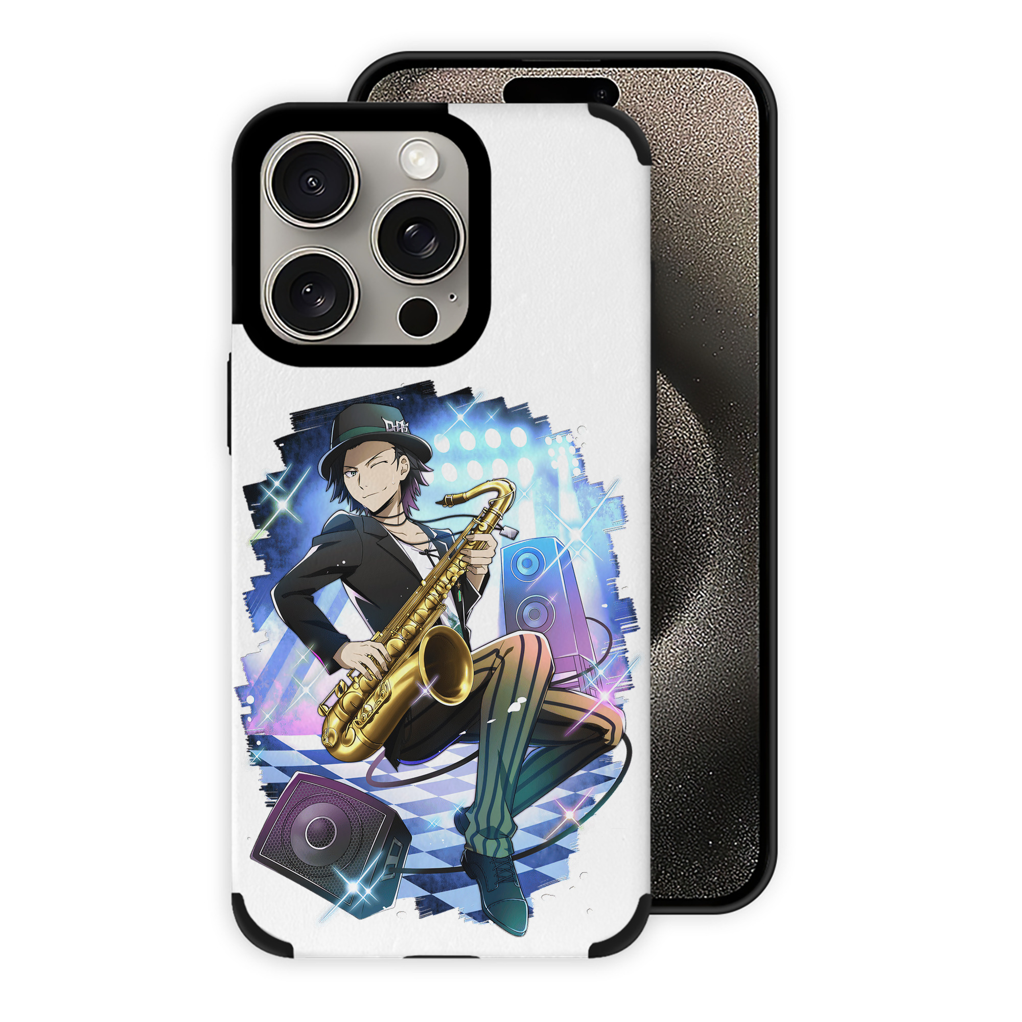 （画像用） 文豪ストレイドッグス Bungo Stray Dogs 【iPhone15ProMax対応】 PUレザー スマホケース 耐衝撃＆黄変防止