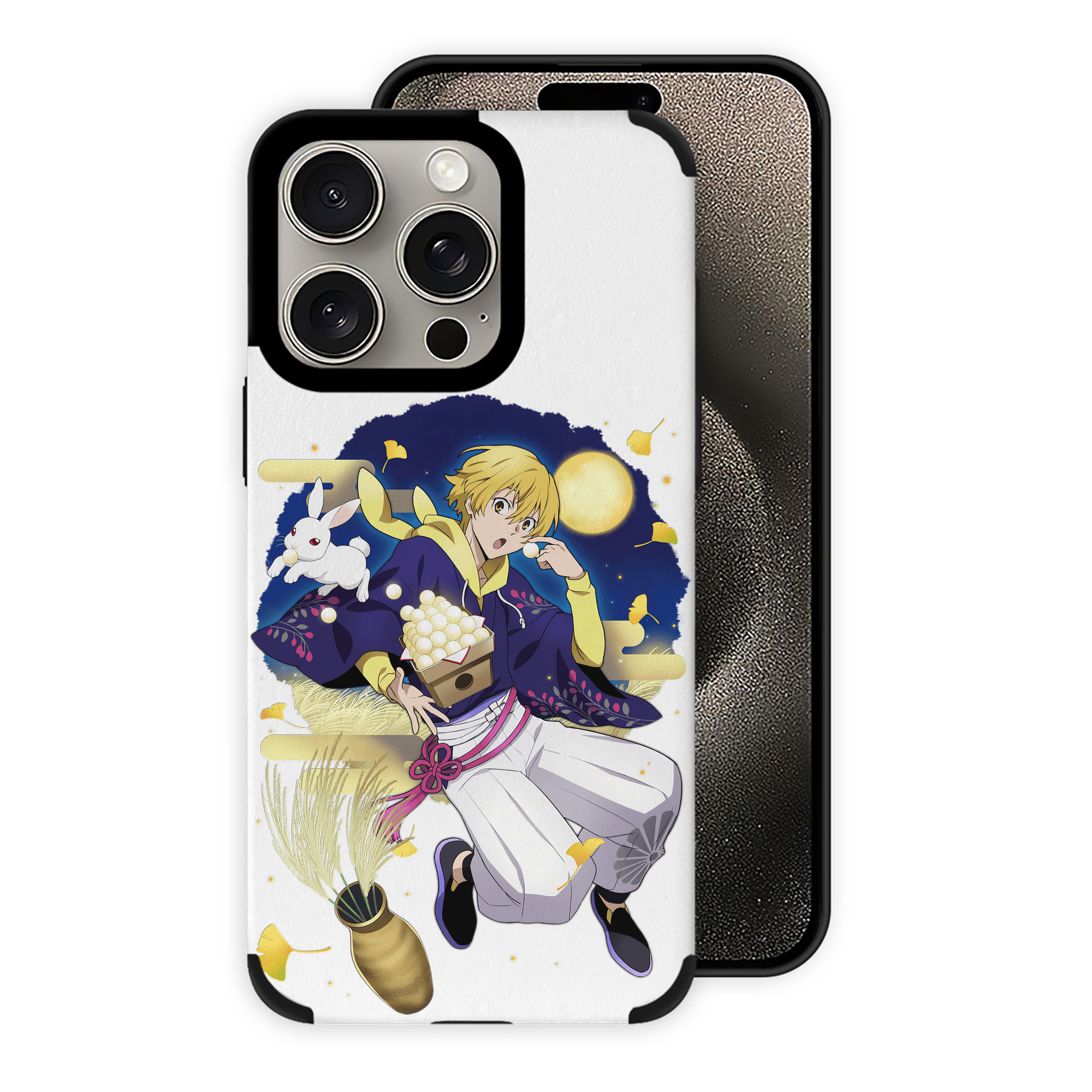 （画像用） 文豪ストレイドッグス Bungo Stray Dogs 【iPhone15ProMax対応】 PUレザー スマホケース 耐衝撃＆黄変防止
