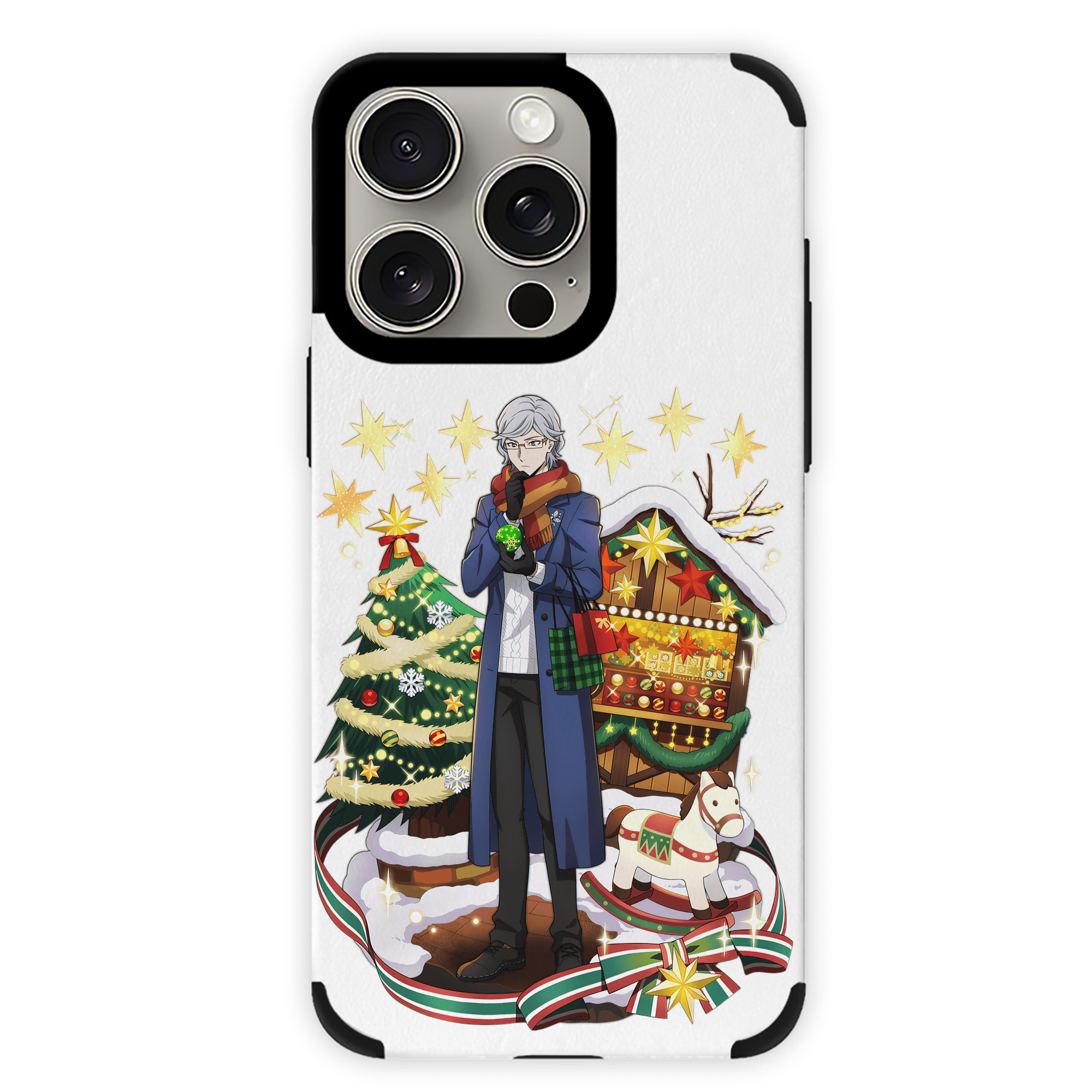 （画像用） 文豪ストレイドッグス Bungo Stray Dogs 【iPhone15ProMax対応】 PUレザー スマホケース 耐衝撃＆黄変防止