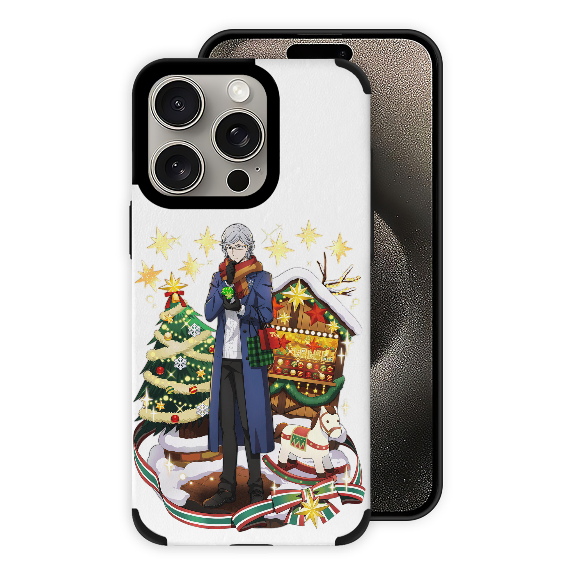 （画像用） 文豪ストレイドッグス Bungo Stray Dogs 【iPhone15ProMax対応】 PUレザー スマホケース 耐衝撃＆黄変防止