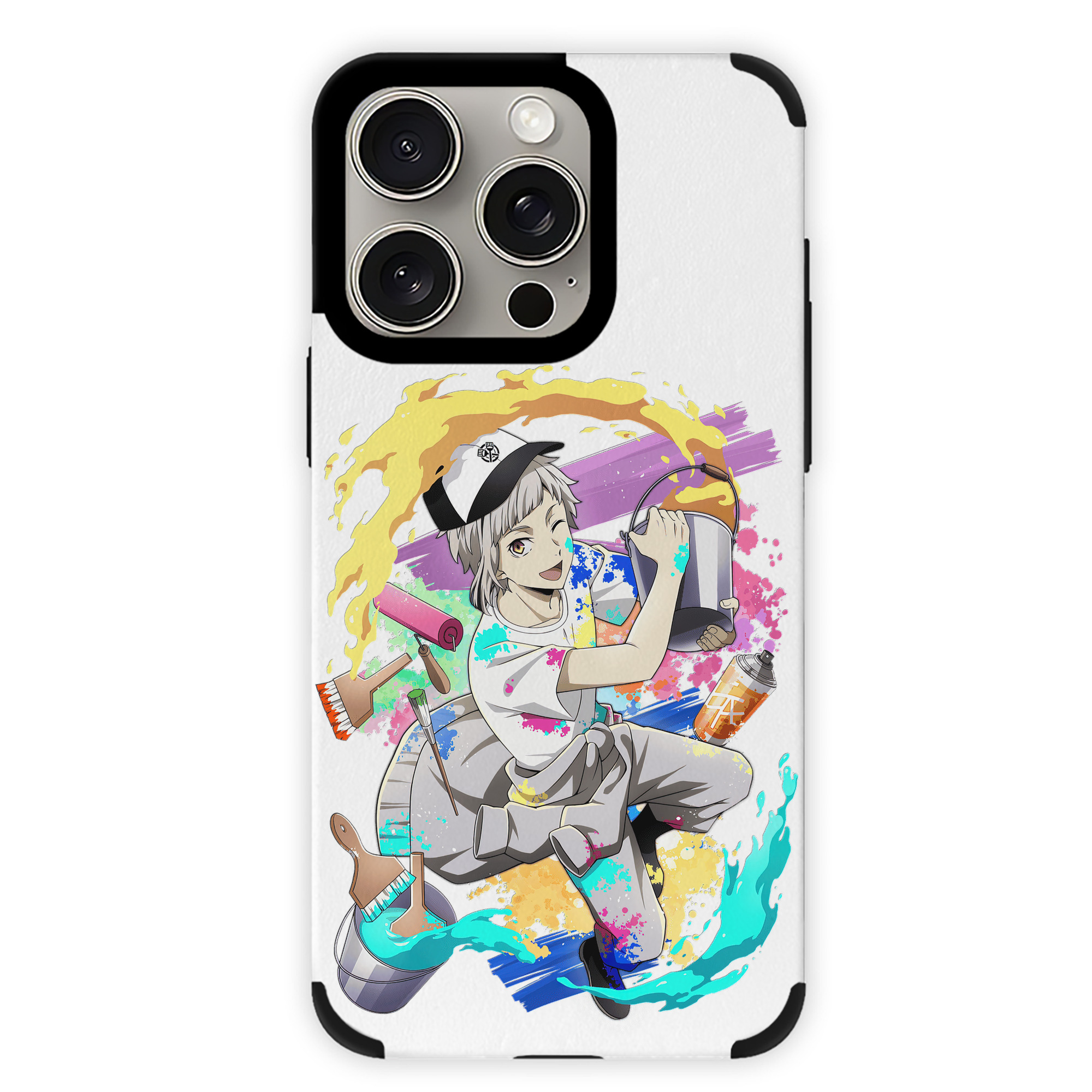 （画像用） 文豪ストレイドッグス Bungo Stray Dogs 【iPhone15ProMax対応】 PUレザー スマホケース 耐衝撃＆黄変防止