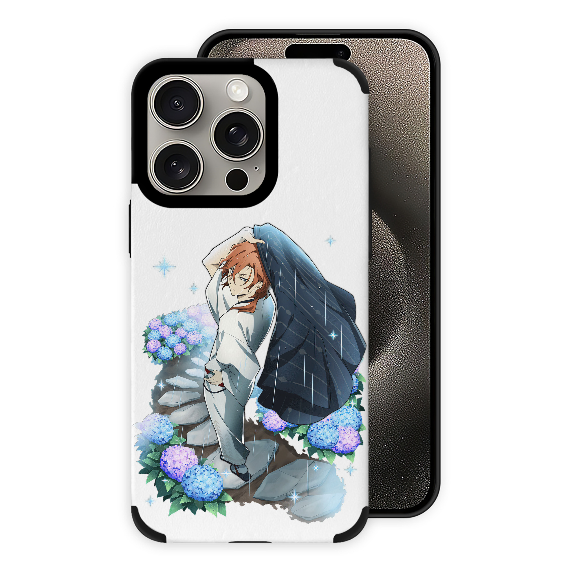 （画像用） 文豪ストレイドッグス Bungo Stray Dogs 【iPhone15ProMax対応】 PUレザー スマホケース 耐衝撃＆黄変防止