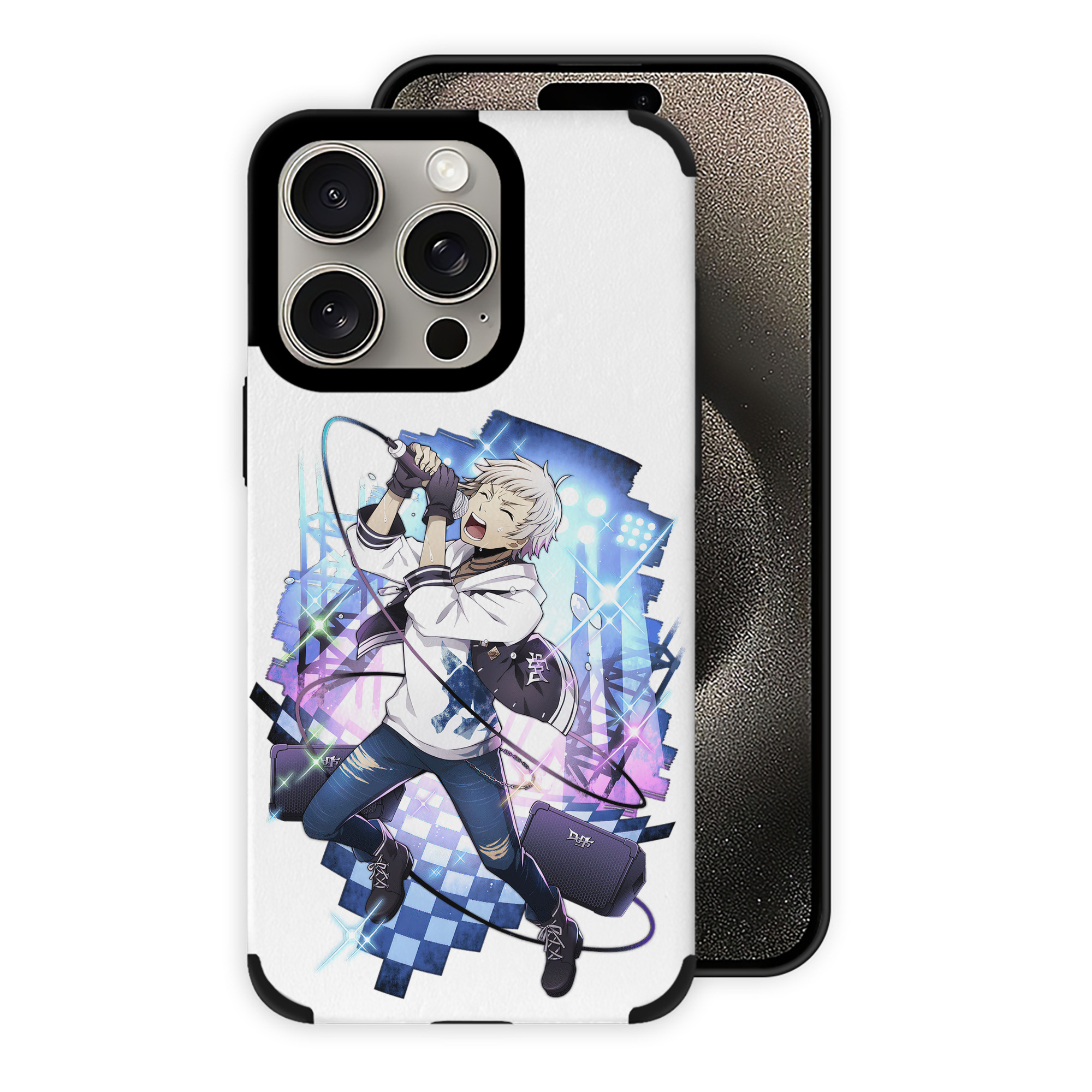 （画像用） 文豪ストレイドッグス Bungo Stray Dogs 【iPhone15ProMax対応】 PUレザー スマホケース 耐衝撃＆黄変防止