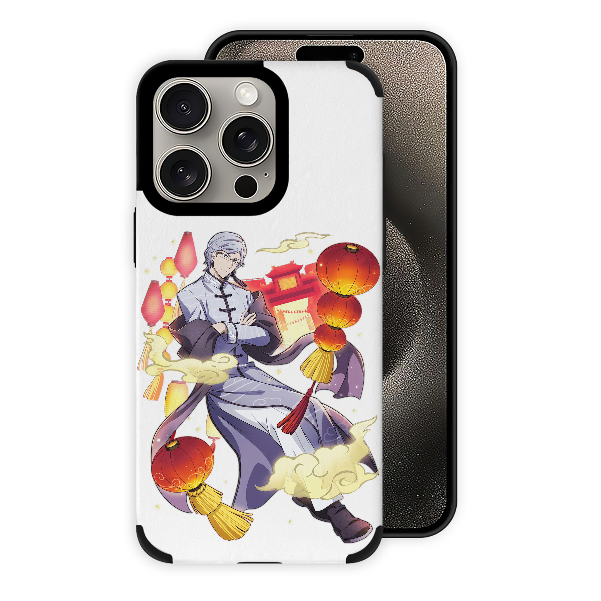 （画像用） 文豪ストレイドッグス Bungo Stray Dogs 【iPhone15ProMax対応】 PUレザー スマホケース 耐衝撃＆黄変防止