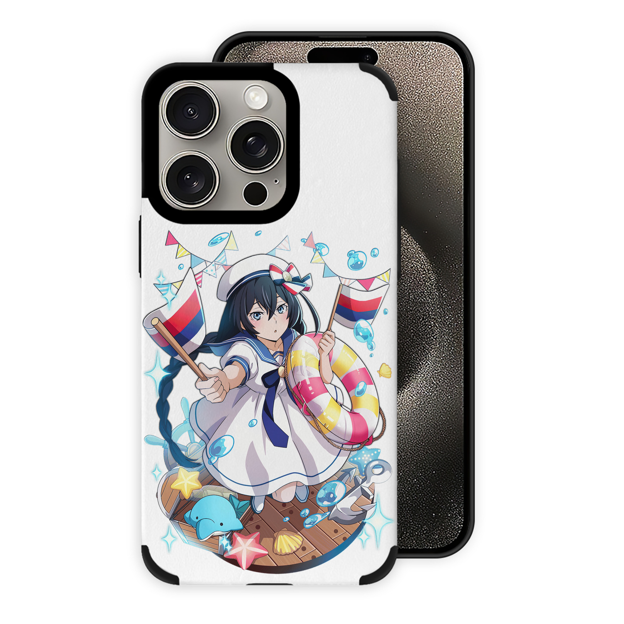 （画像用） 文豪ストレイドッグス Bungo Stray Dogs 【iPhone15ProMax対応】 PUレザー スマホケース 耐衝撃＆黄変防止