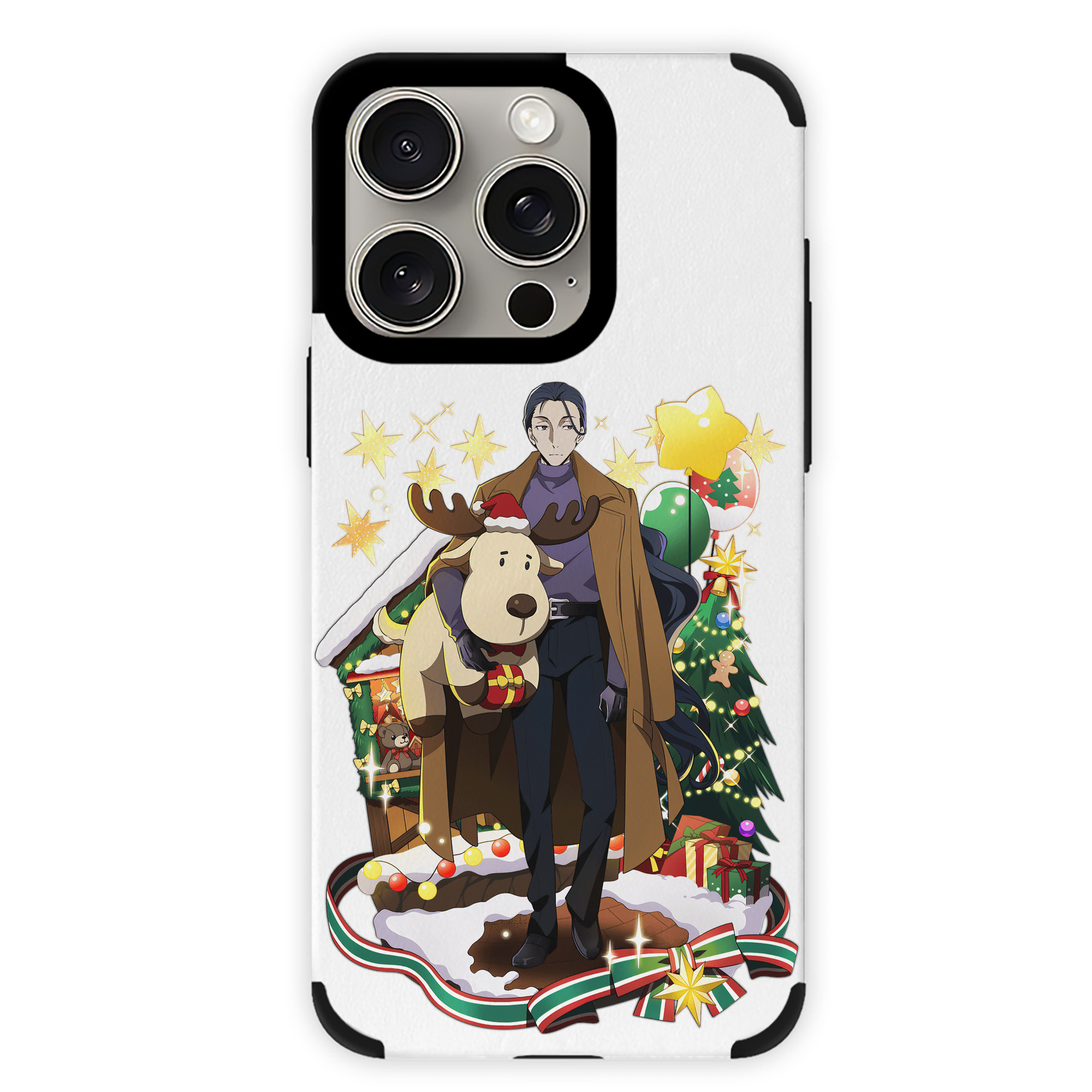 （画像用） 文豪ストレイドッグス Bungo Stray Dogs 【iPhone15ProMax対応】 PUレザー スマホケース 耐衝撃＆黄変防止