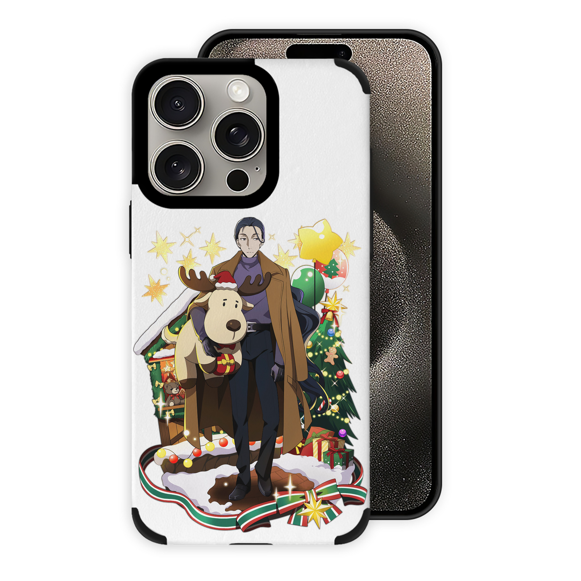 （画像用） 文豪ストレイドッグス Bungo Stray Dogs 【iPhone15ProMax対応】 PUレザー スマホケース 耐衝撃＆黄変防止