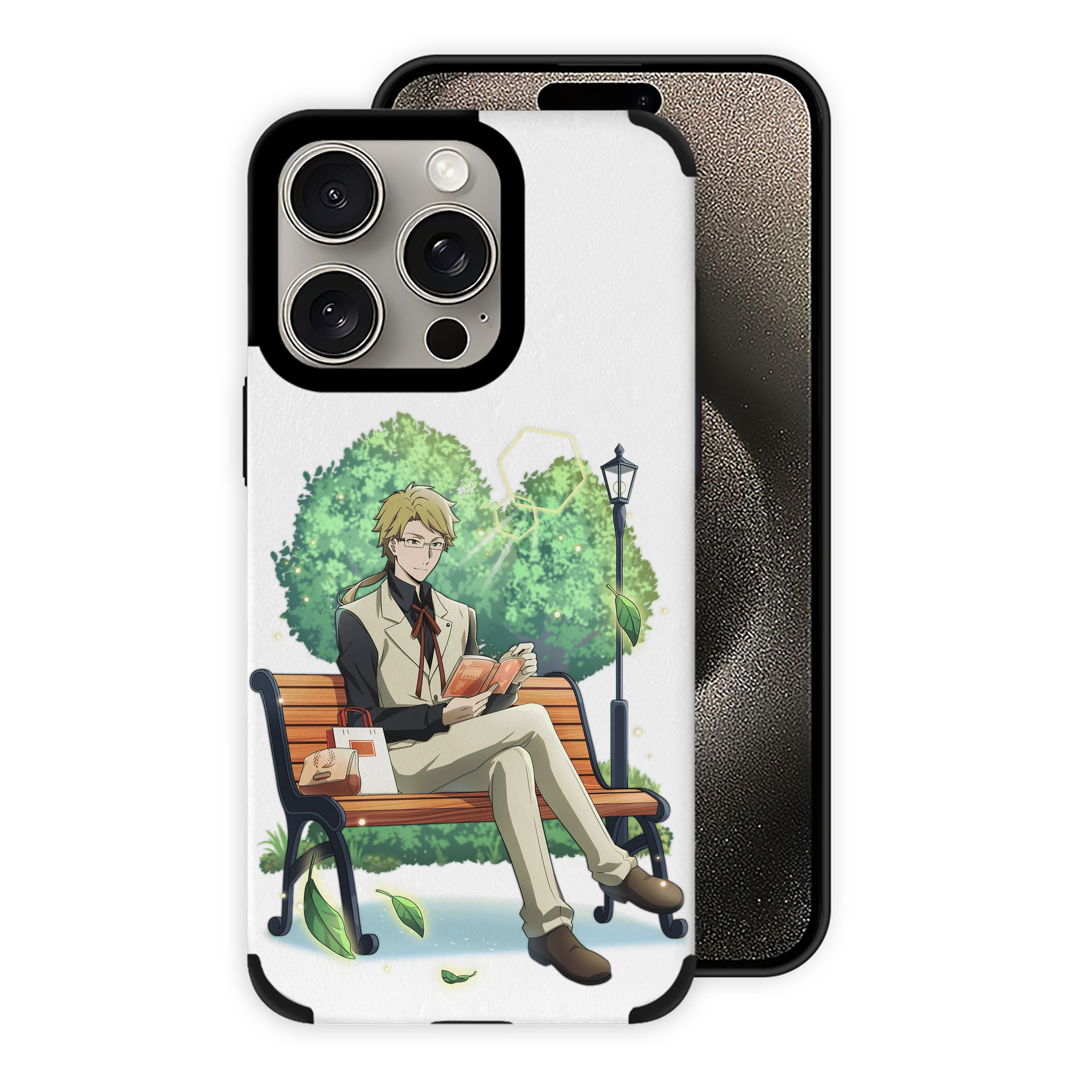 （画像用） 文豪ストレイドッグス Bungo Stray Dogs 【iPhone15ProMax対応】 PUレザー スマホケース 耐衝撃＆黄変防止