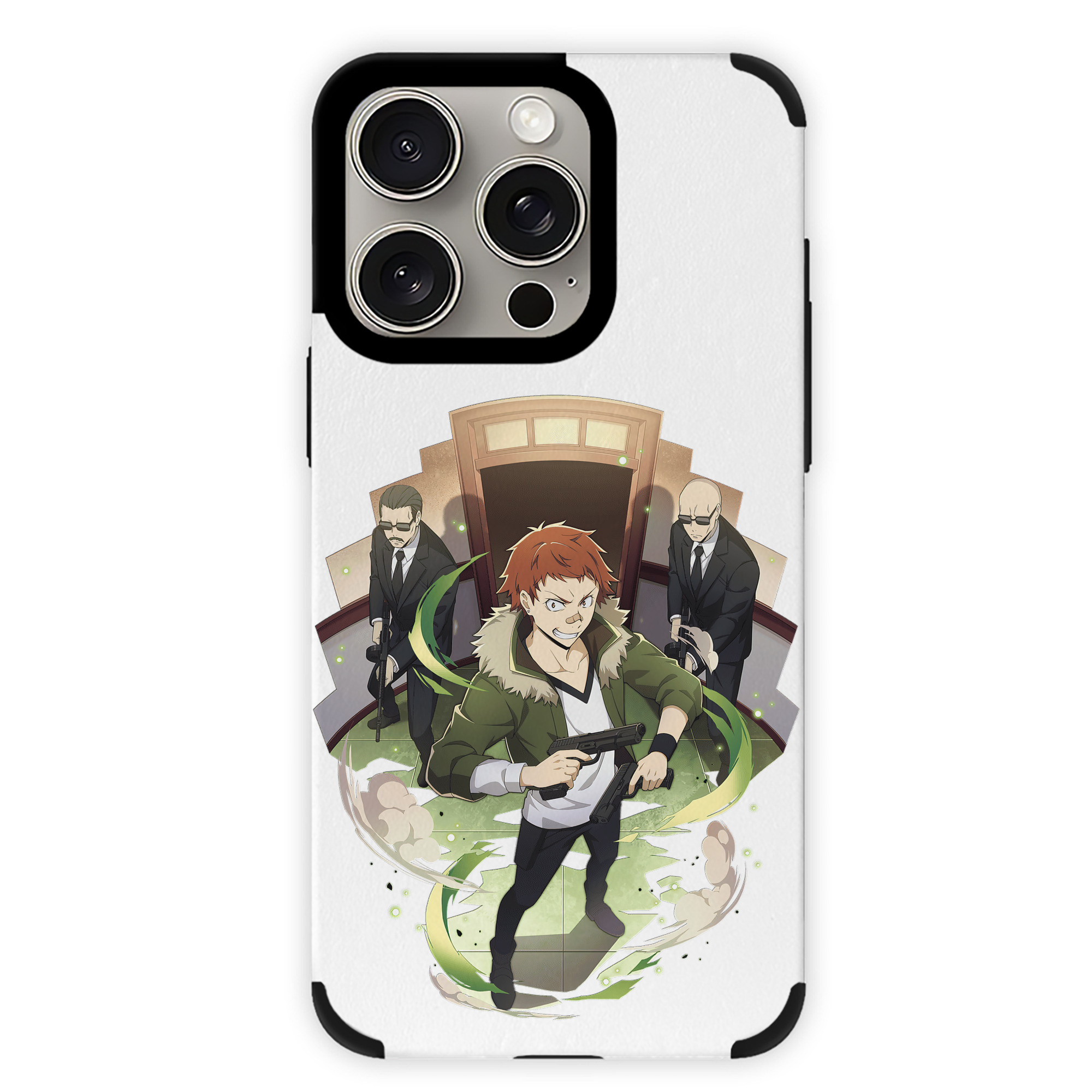 （画像用） 文豪ストレイドッグス Bungo Stray Dogs 【iPhone15ProMax対応】 PUレザー スマホケース 耐衝撃＆黄変防止