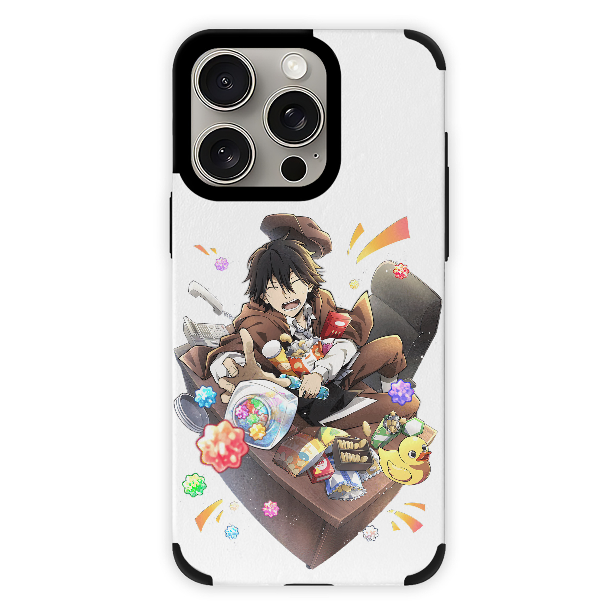 （画像用） 文豪ストレイドッグス Bungo Stray Dogs 【iPhone15ProMax対応】 PUレザー スマホケース 耐衝撃＆黄変防止
