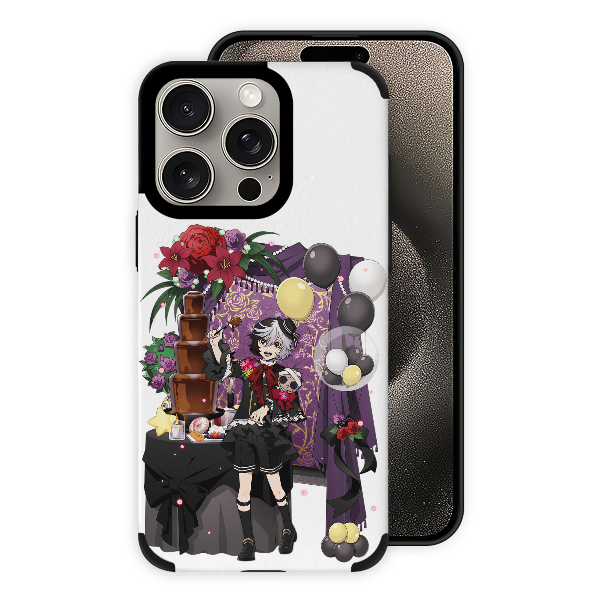 （画像用） 文豪ストレイドッグス Bungo Stray Dogs 【iPhone15ProMax対応】 PUレザー スマホケース 耐衝撃＆黄変防止