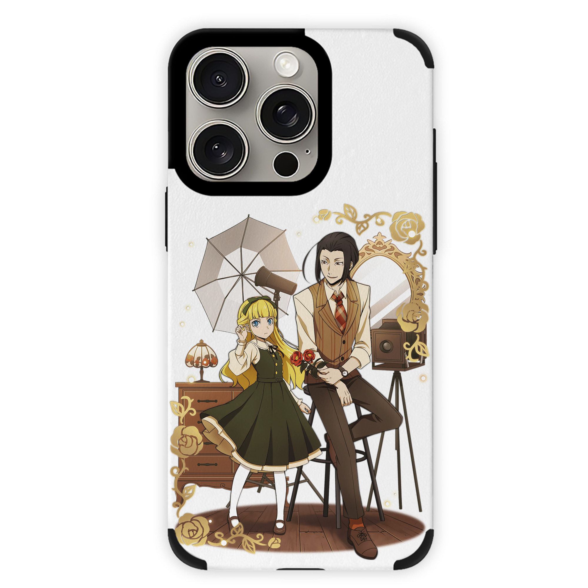 （画像用） 文豪ストレイドッグス Bungo Stray Dogs 【iPhone15ProMax対応】 PUレザー スマホケース 耐衝撃＆黄変防止