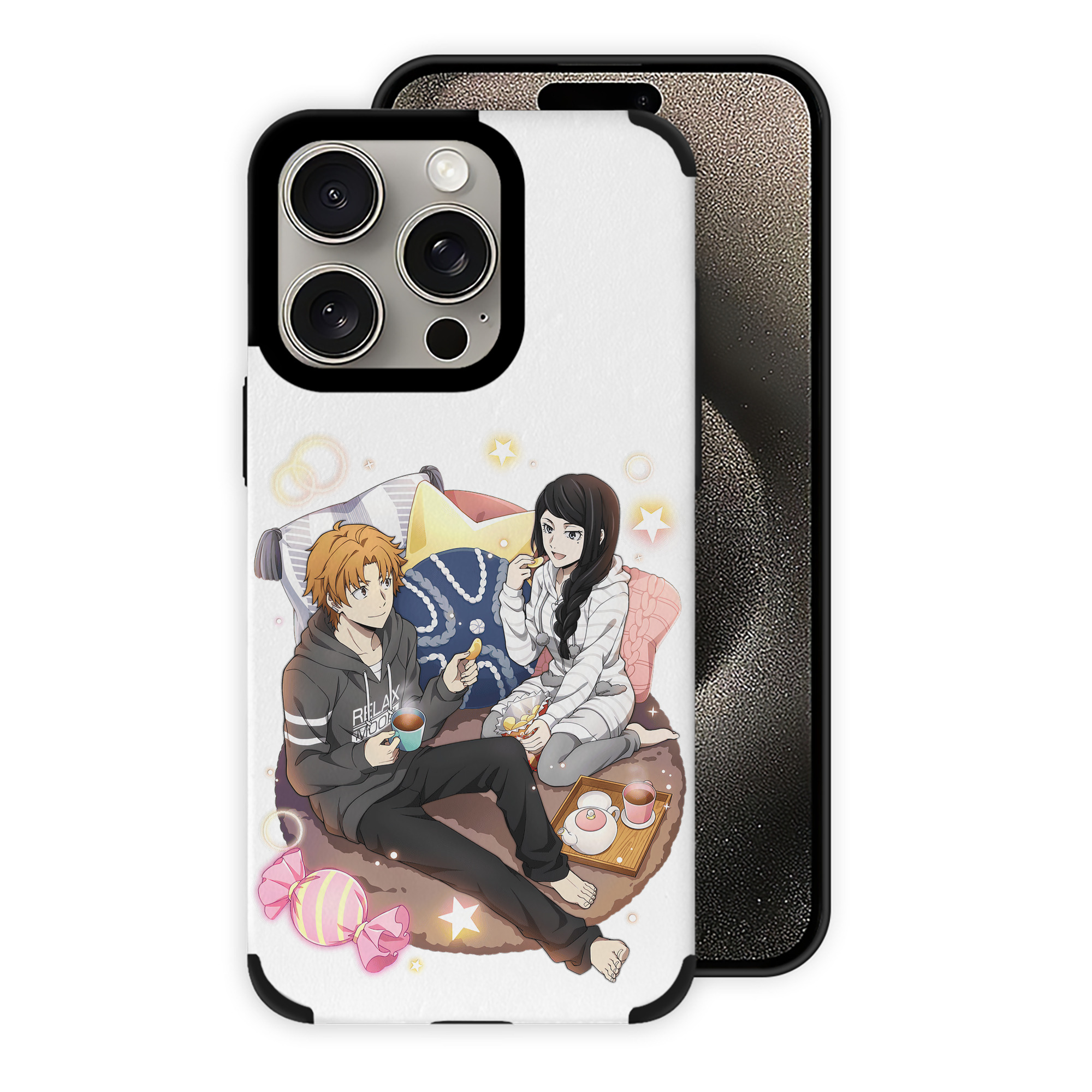 （画像用） 文豪ストレイドッグス Bungo Stray Dogs 【iPhone15ProMax対応】 PUレザー スマホケース 耐衝撃＆黄変防止