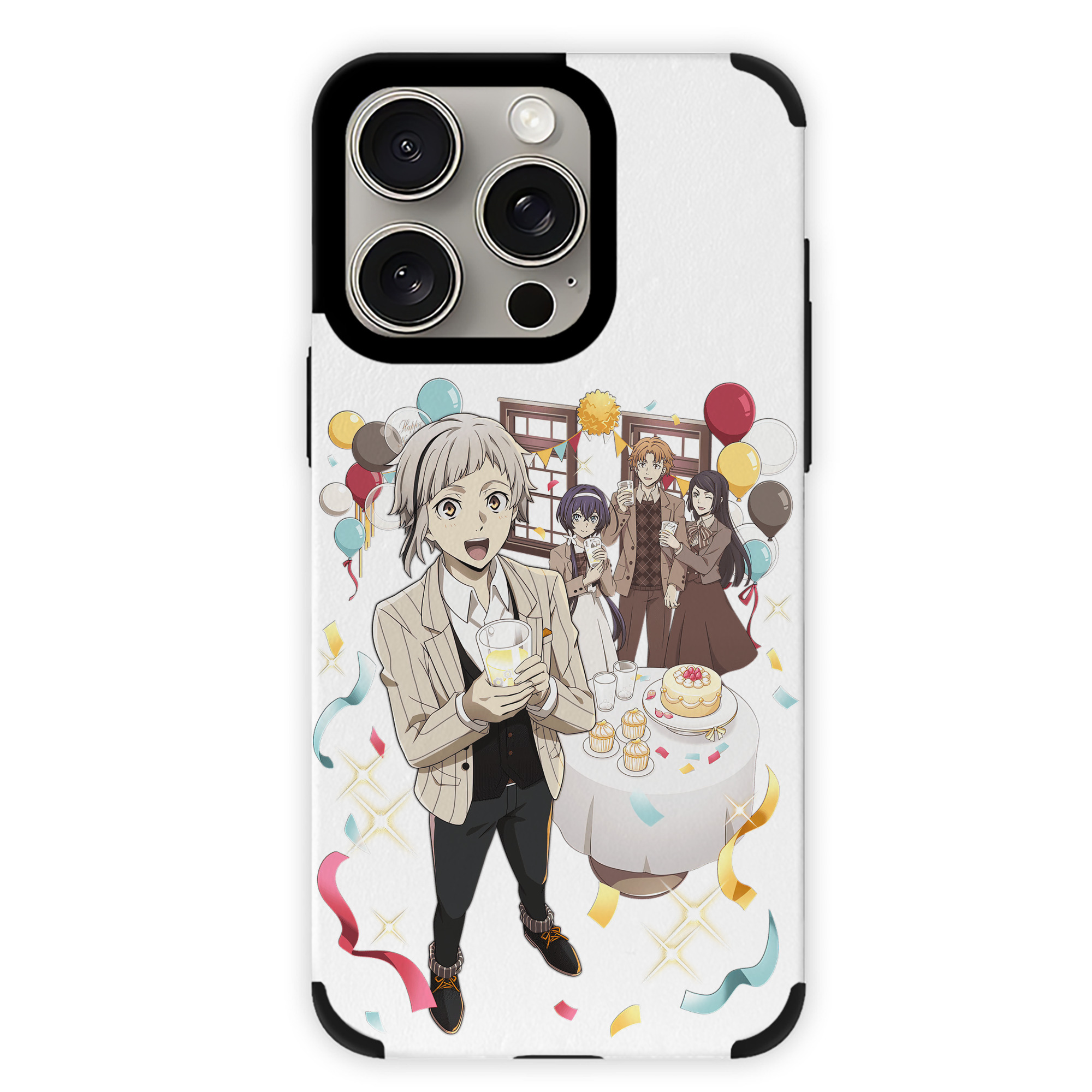 （画像用） 文豪ストレイドッグス Bungo Stray Dogs 【iPhone15ProMax対応】 PUレザー スマホケース 耐衝撃＆黄変防止