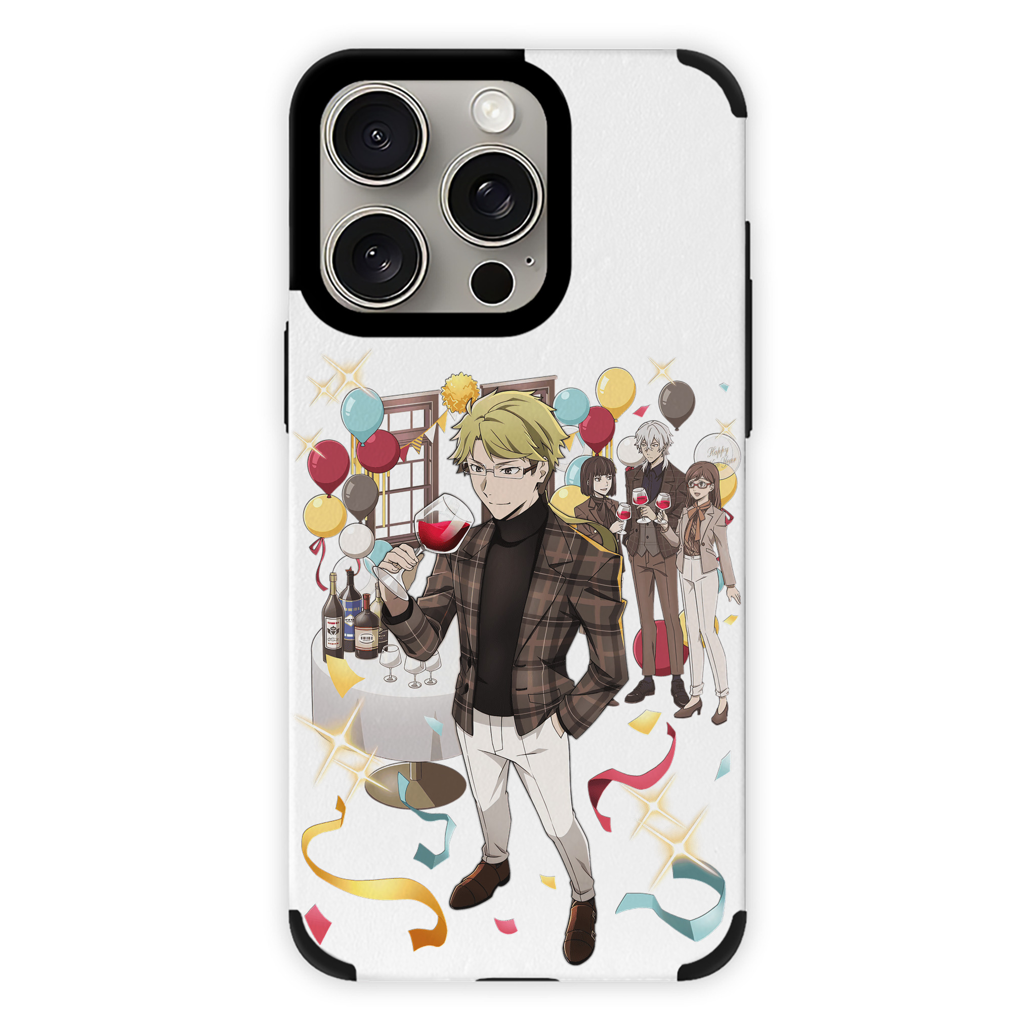 （画像用） 文豪ストレイドッグス Bungo Stray Dogs 【iPhone15ProMax対応】 PUレザー スマホケース 耐衝撃＆黄変防止