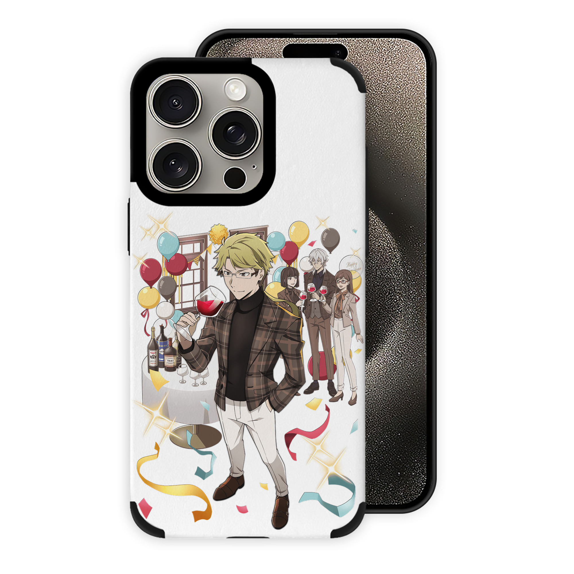 （画像用） 文豪ストレイドッグス Bungo Stray Dogs 【iPhone15ProMax対応】 PUレザー スマホケース 耐衝撃＆黄変防止