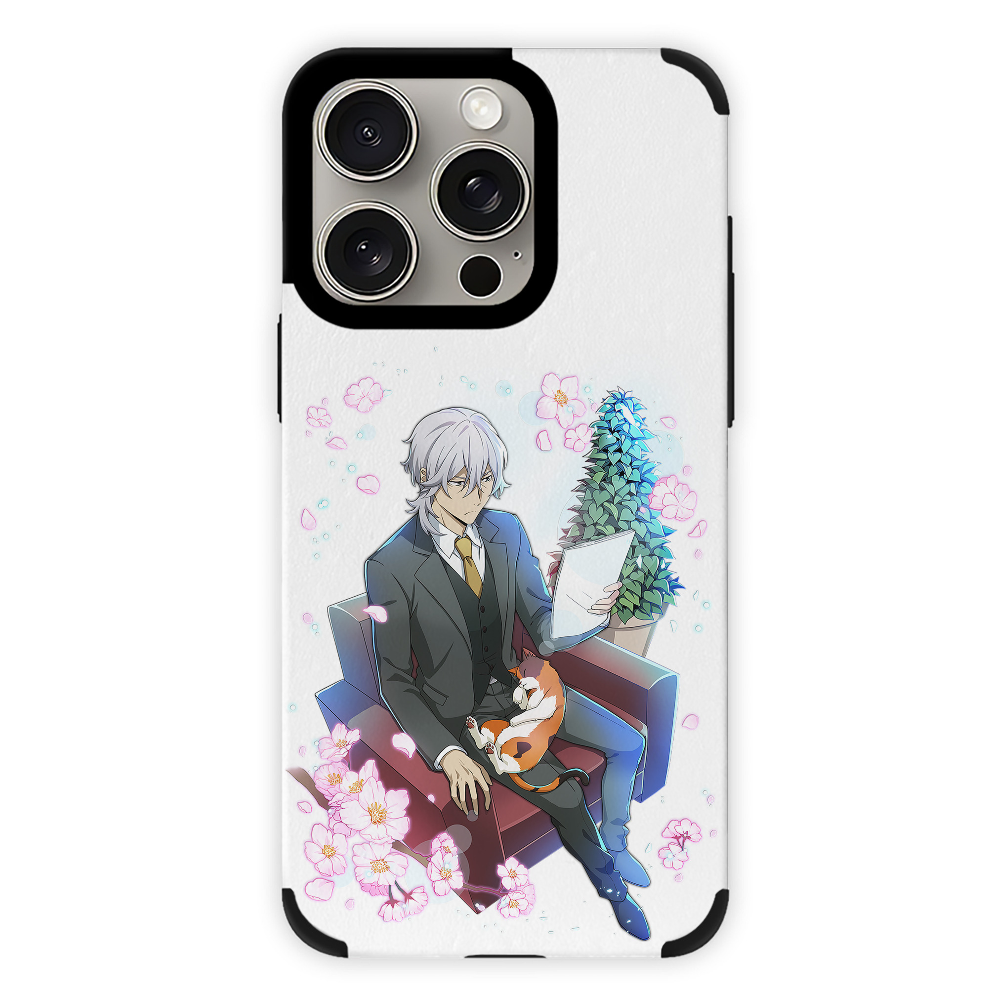 （画像用） 文豪ストレイドッグス Bungo Stray Dogs 【iPhone15ProMax対応】 PUレザー スマホケース 耐衝撃＆黄変防止