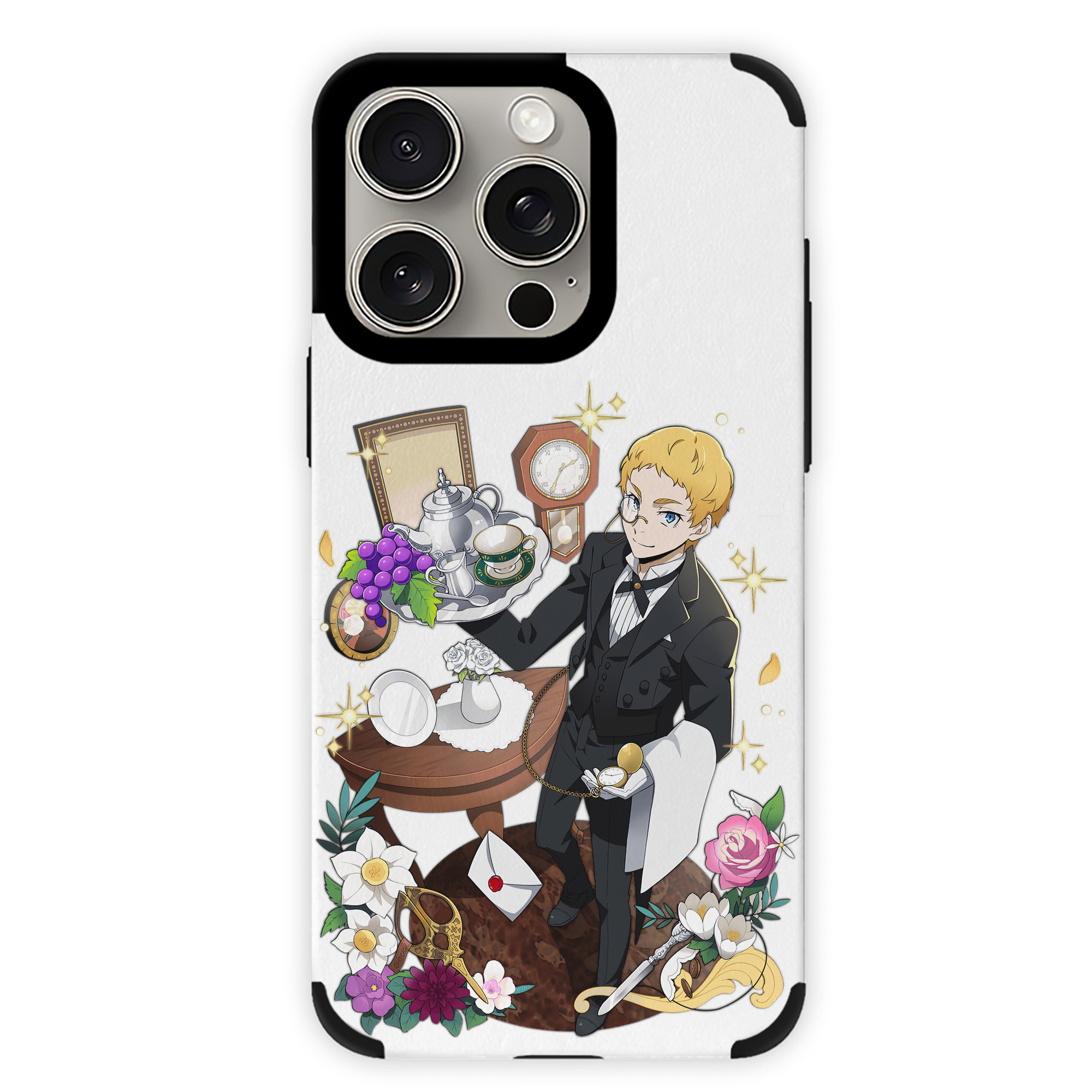 （画像用） 文豪ストレイドッグス Bungo Stray Dogs 【iPhone15ProMax対応】 PUレザー スマホケース 耐衝撃＆黄変防止