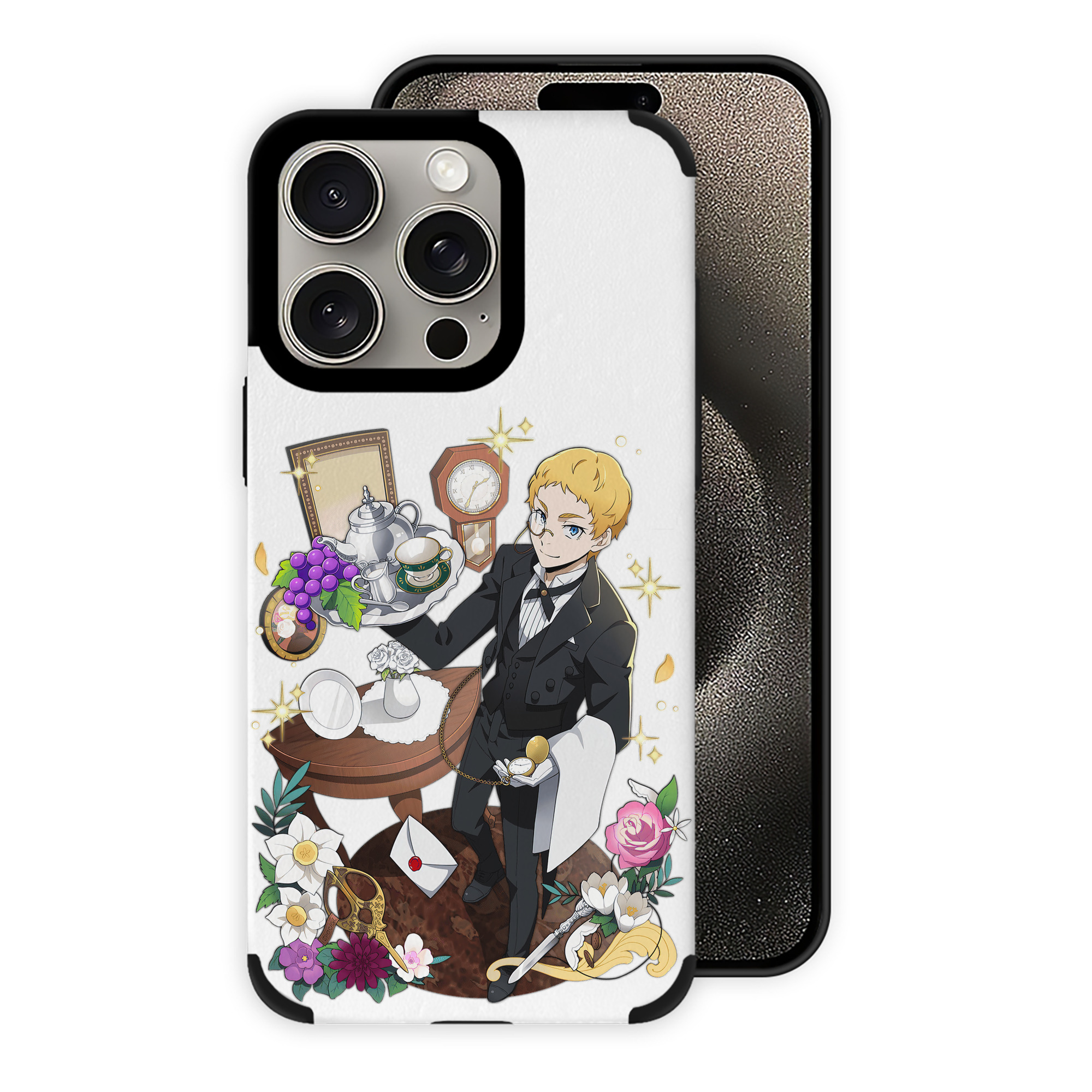 （画像用） 文豪ストレイドッグス Bungo Stray Dogs 【iPhone15ProMax対応】 PUレザー スマホケース 耐衝撃＆黄変防止