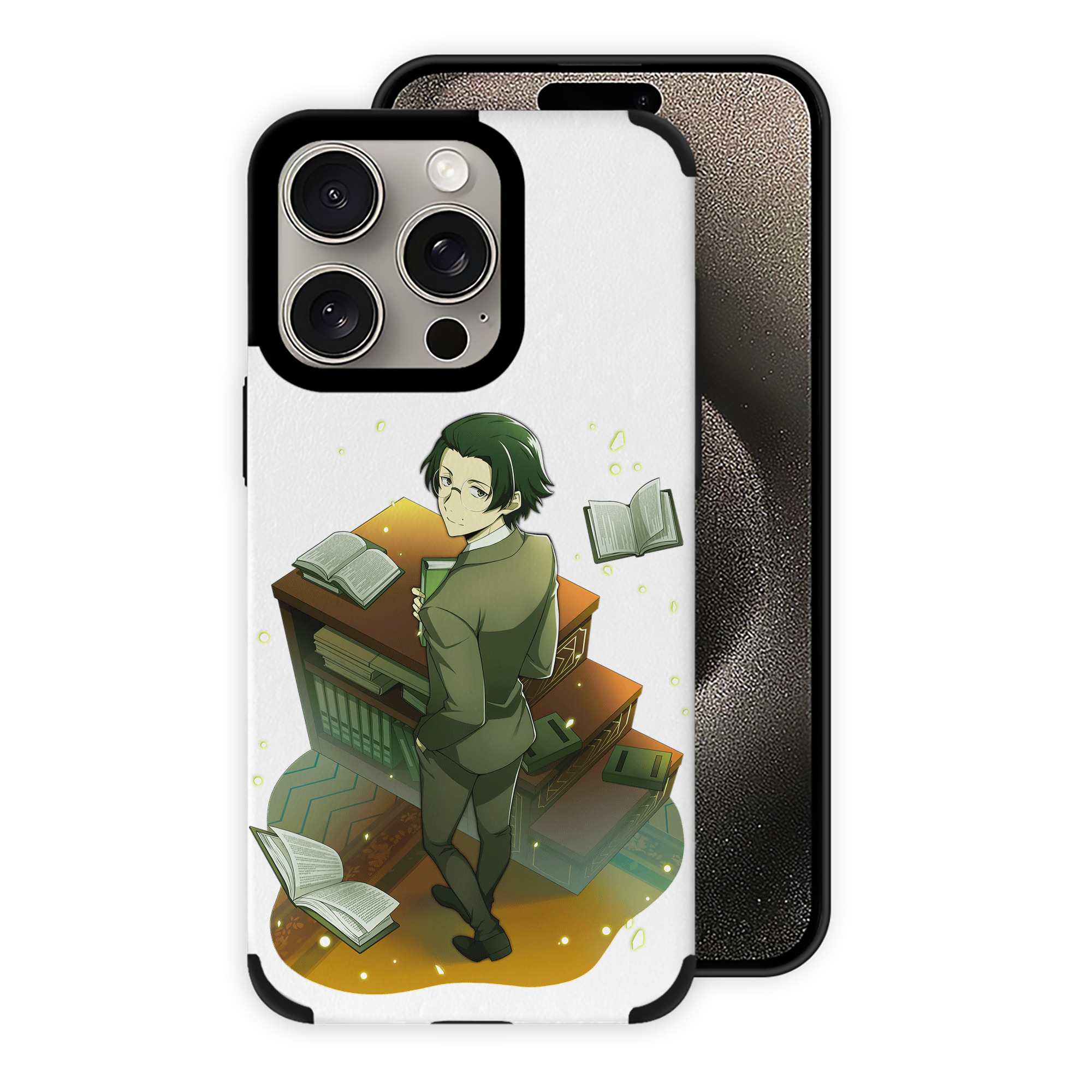 （画像用） 文豪ストレイドッグス Bungo Stray Dogs 【iPhone15ProMax対応】 PUレザー スマホケース 耐衝撃＆黄変防止