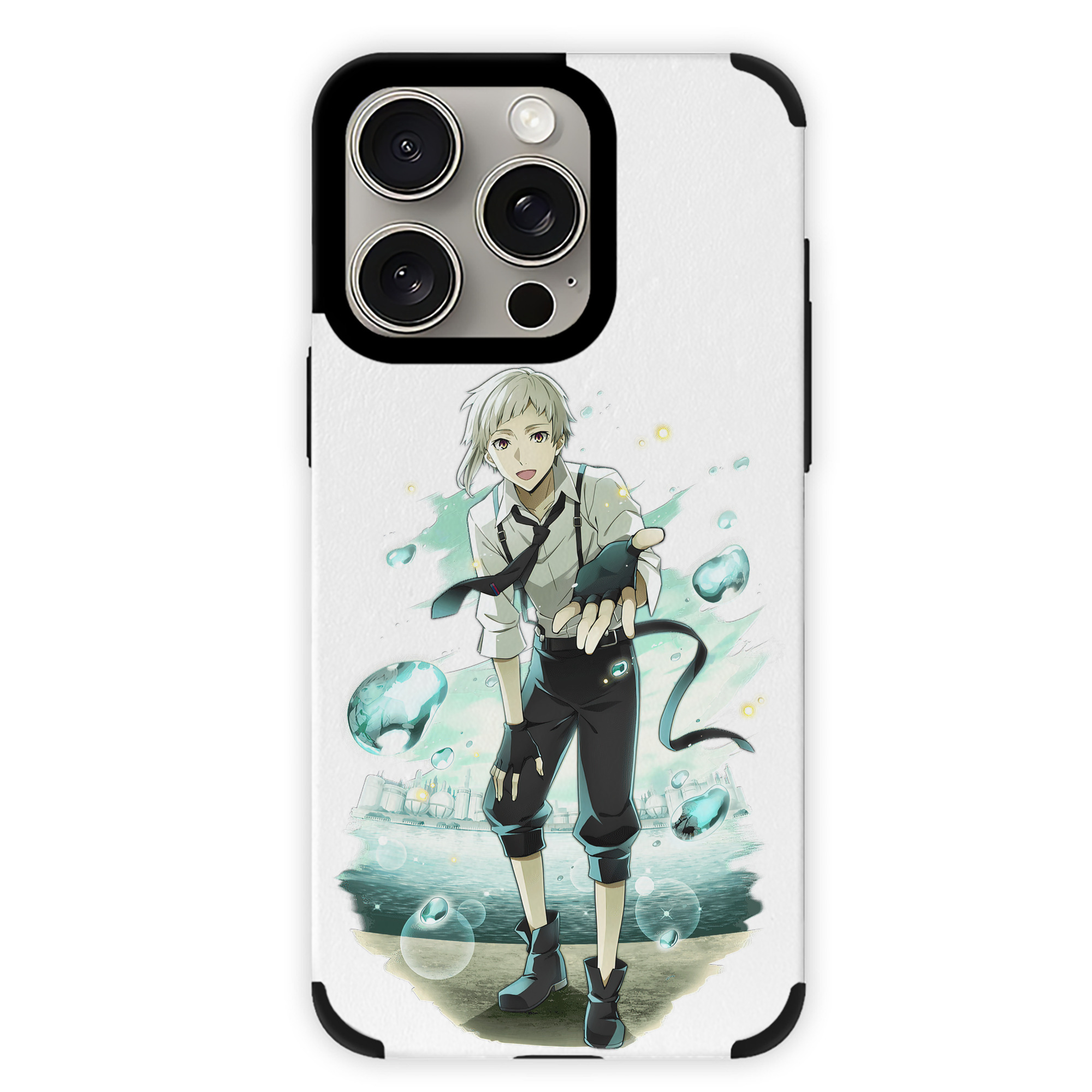 （画像用） 文豪ストレイドッグス Bungo Stray Dogs 【iPhone15ProMax対応】 PUレザー スマホケース 耐衝撃＆黄変防止
