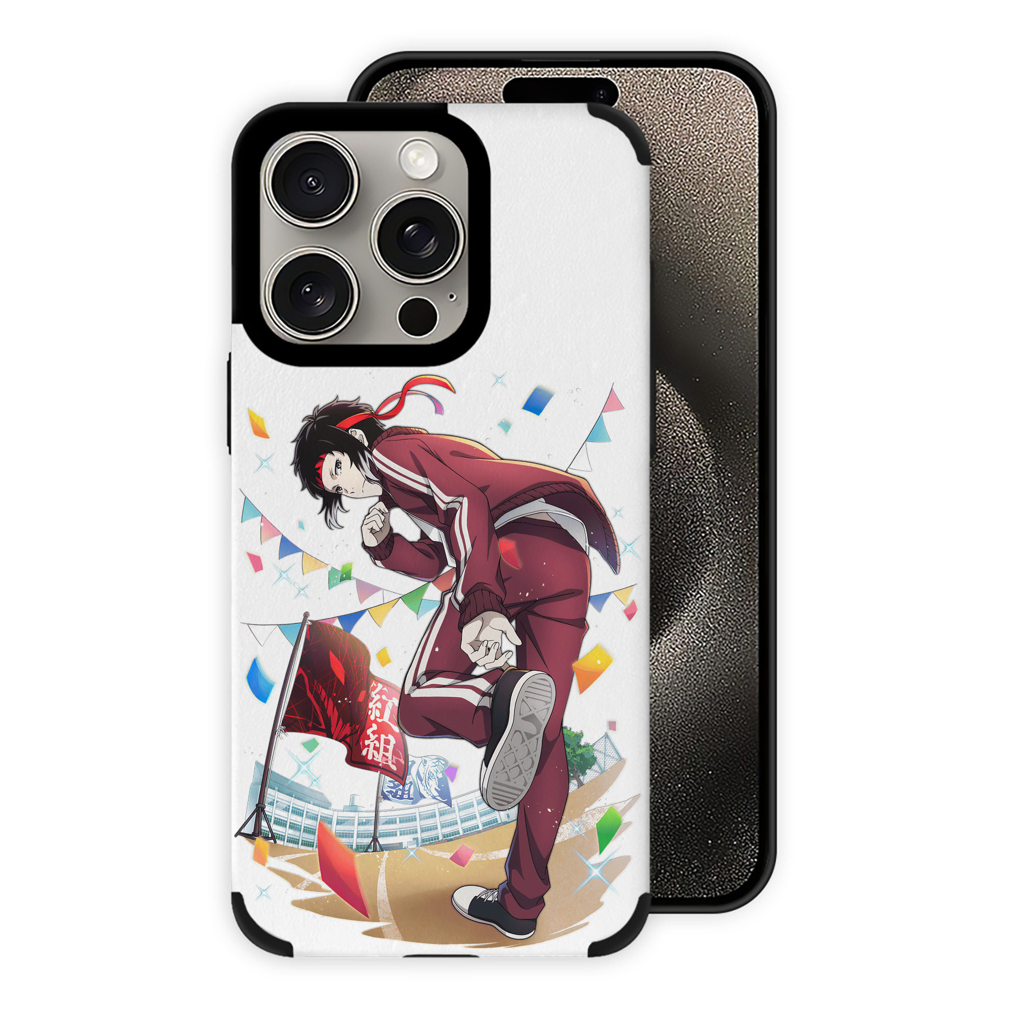 （画像用） 文豪ストレイドッグス Bungo Stray Dogs 【iPhone15ProMax対応】 PUレザー スマホケース 耐衝撃＆黄変防止