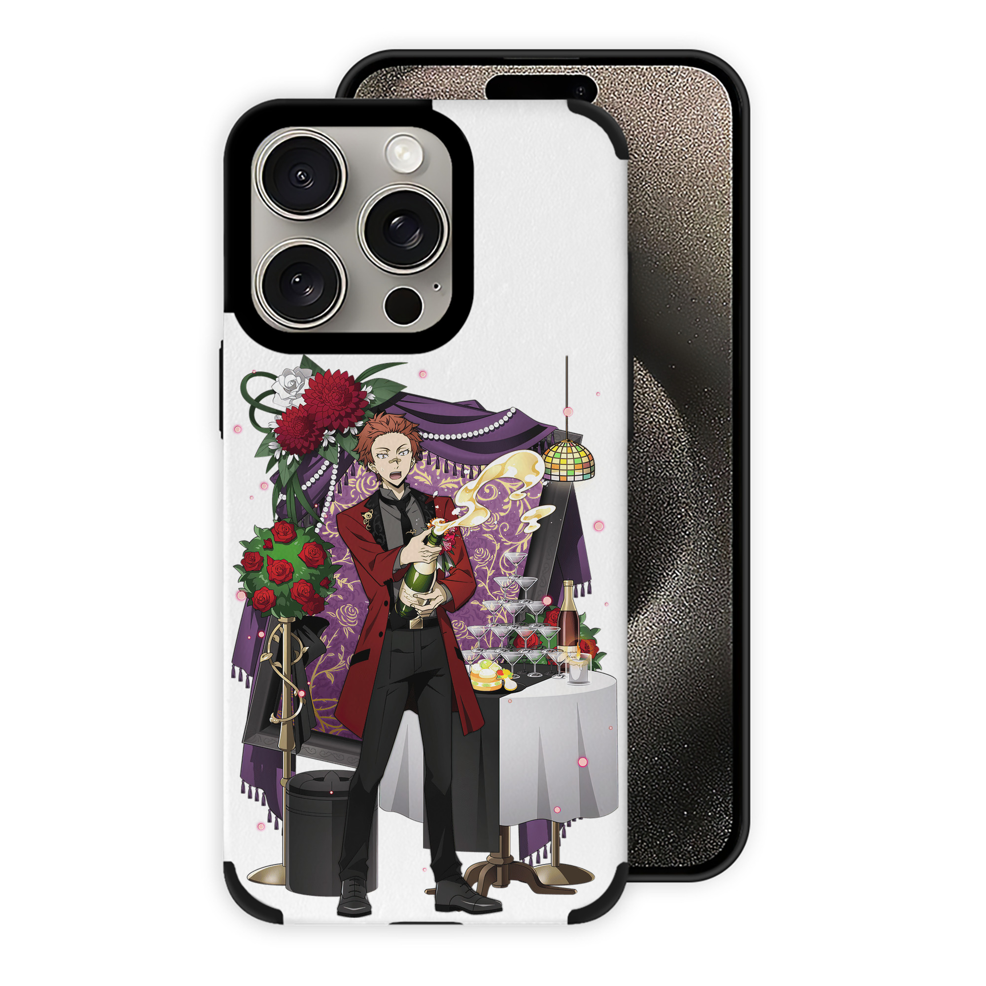 （画像用） 文豪ストレイドッグス Bungo Stray Dogs 【iPhone15ProMax対応】 PUレザー スマホケース 耐衝撃＆黄変防止