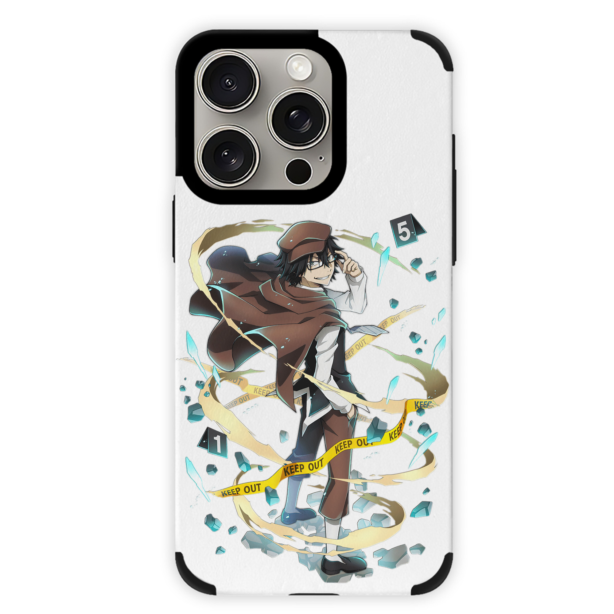 （画像用） 文豪ストレイドッグス Bungo Stray Dogs 【iPhone15ProMax対応】 PUレザー スマホケース 耐衝撃＆黄変防止