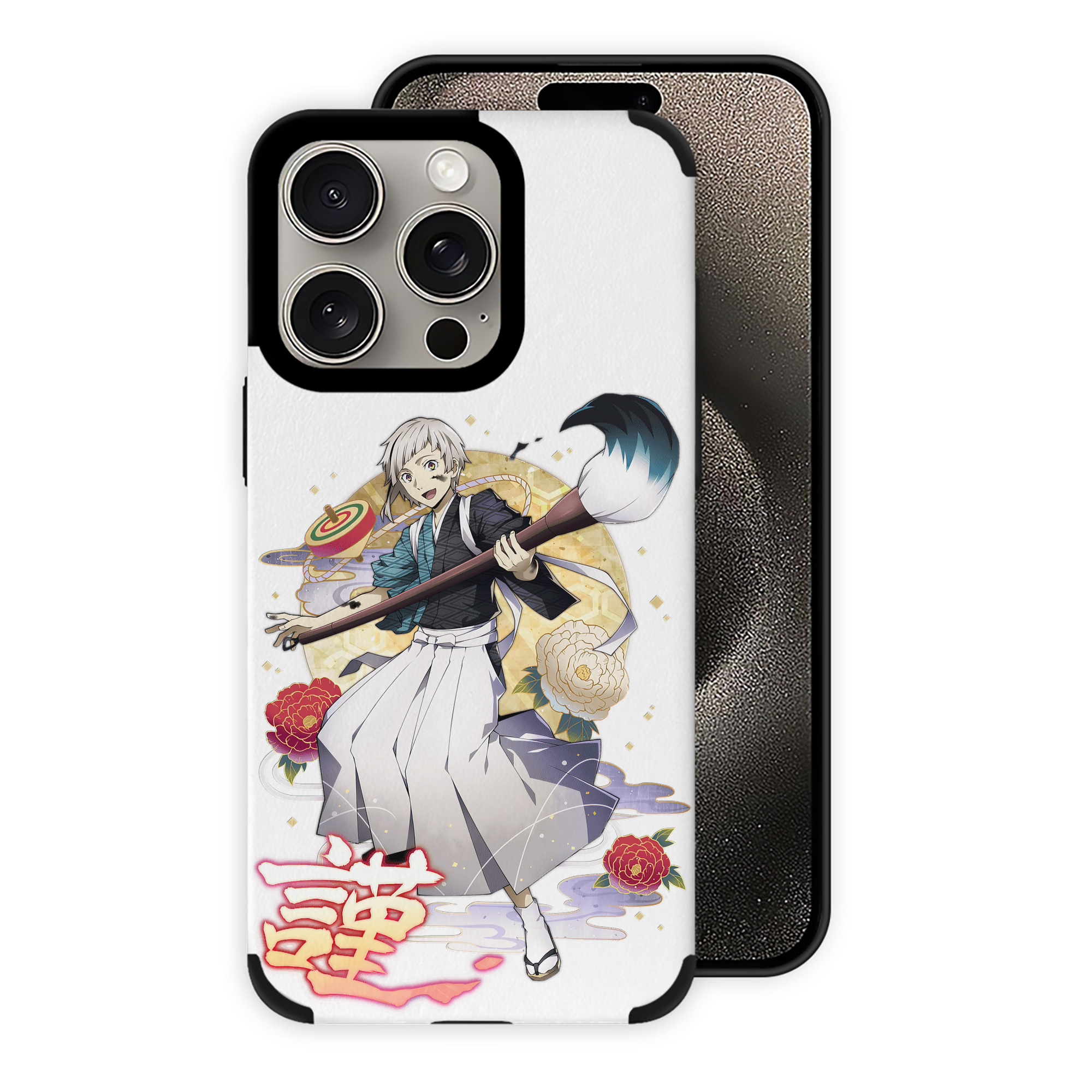 （画像用） 文豪ストレイドッグス Bungo Stray Dogs 【iPhone15ProMax対応】 PUレザー スマホケース 耐衝撃＆黄変防止