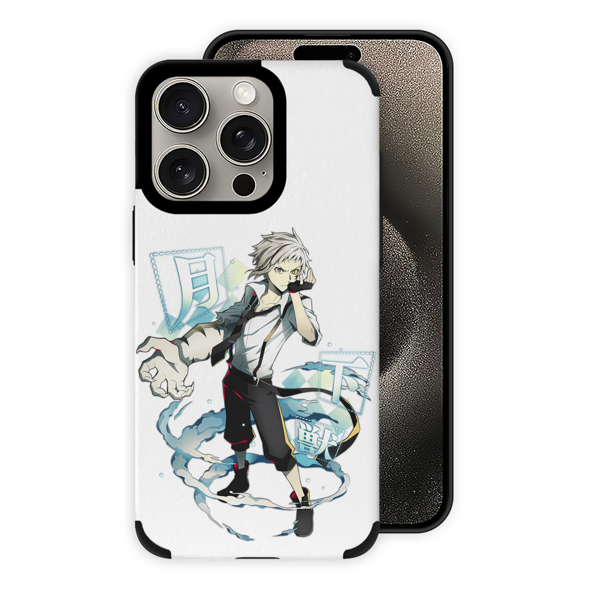 （画像用） 文豪ストレイドッグス Bungo Stray Dogs 【iPhone15ProMax対応】 PUレザー スマホケース 耐衝撃＆黄変防止