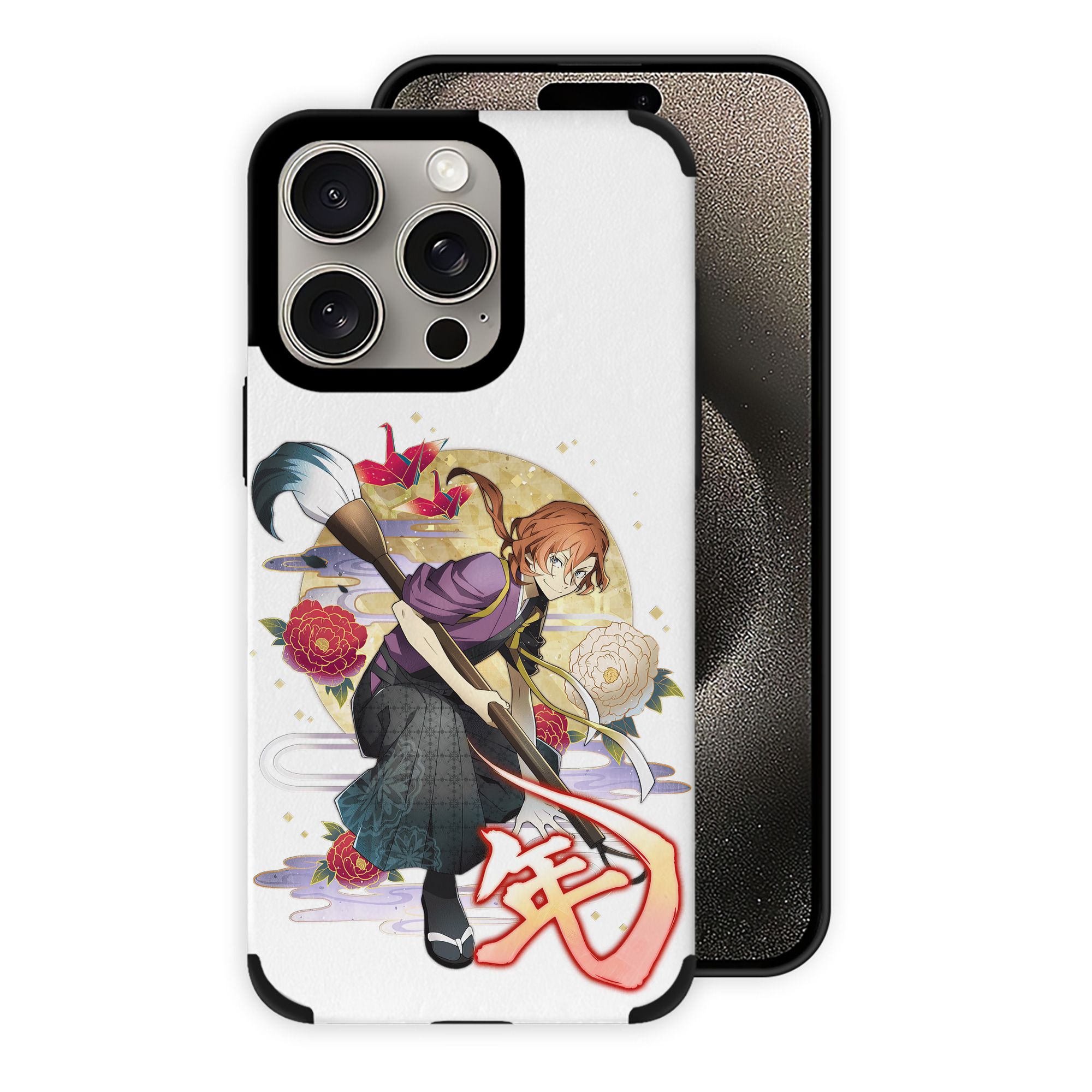 （画像用） 文豪ストレイドッグス Bungo Stray Dogs 【iPhone15ProMax対応】 PUレザー スマホケース 耐衝撃＆黄変防止