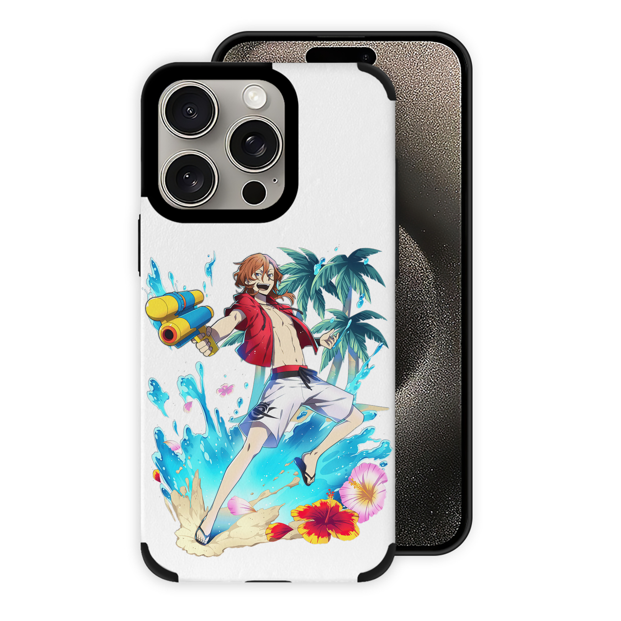 （画像用） 文豪ストレイドッグス Bungo Stray Dogs 【iPhone15ProMax対応】 PUレザー スマホケース 耐衝撃＆黄変防止