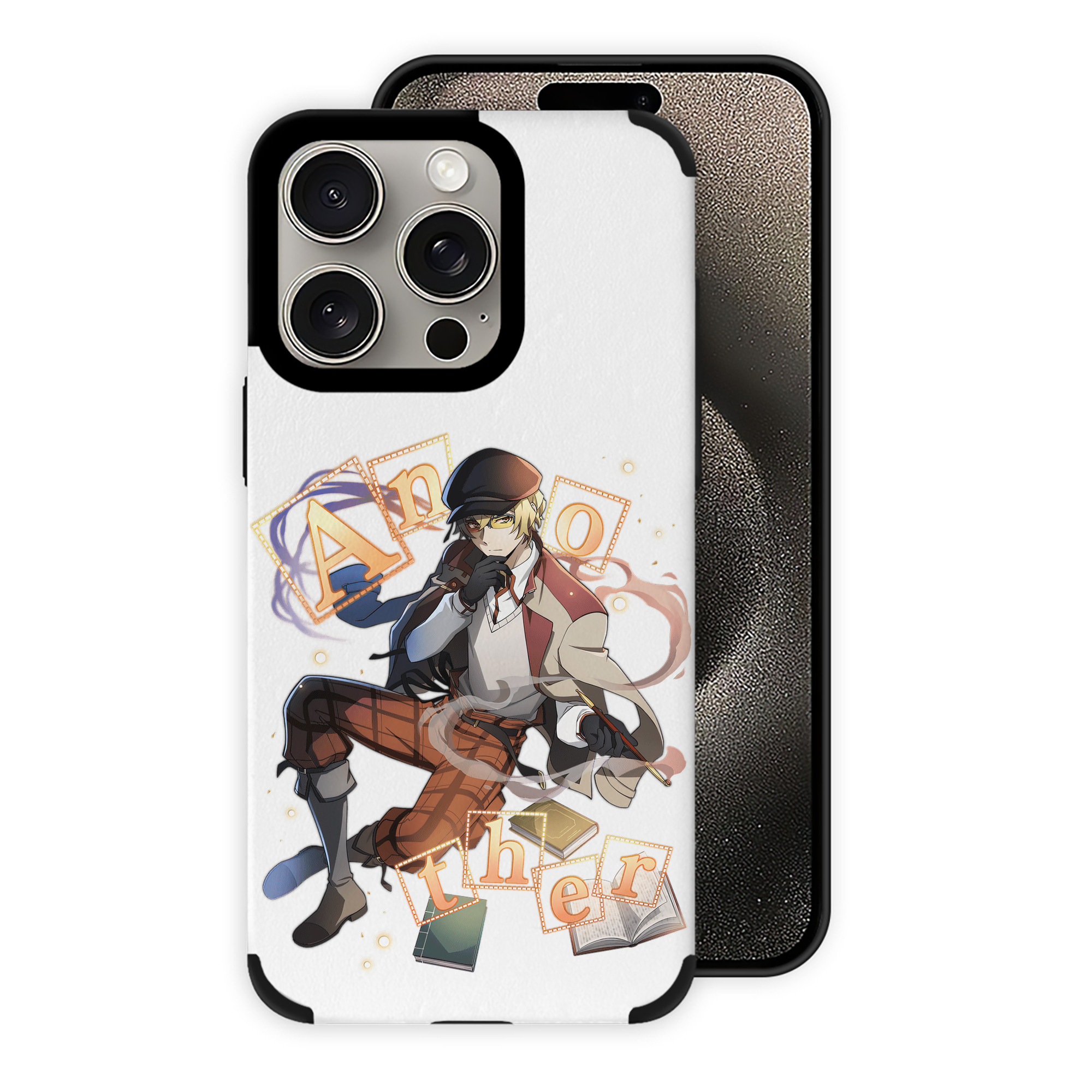 （画像用） 文豪ストレイドッグス Bungo Stray Dogs 【iPhone15ProMax対応】 PUレザー スマホケース 耐衝撃＆黄変防止