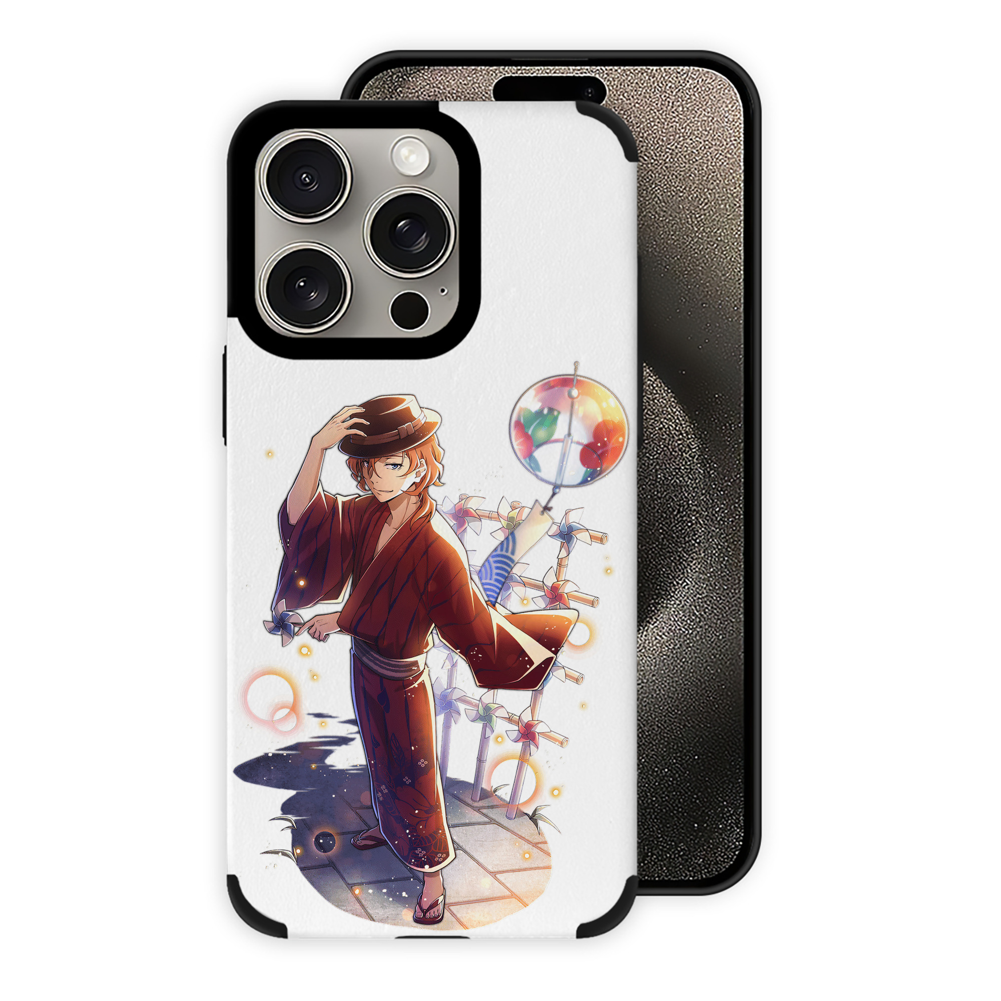（画像用） 文豪ストレイドッグス Bungo Stray Dogs 【iPhone15ProMax対応】 PUレザー スマホケース 耐衝撃＆黄変防止