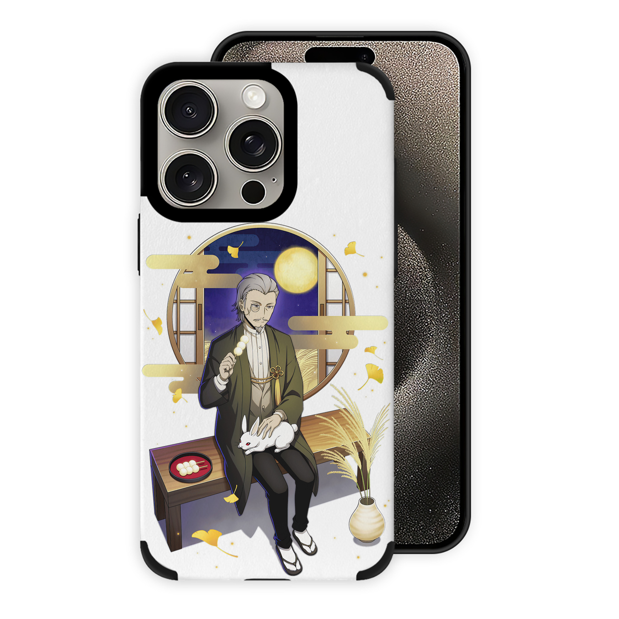 （画像用） 文豪ストレイドッグス Bungo Stray Dogs 【iPhone15ProMax対応】 PUレザー スマホケース 耐衝撃＆黄変防止