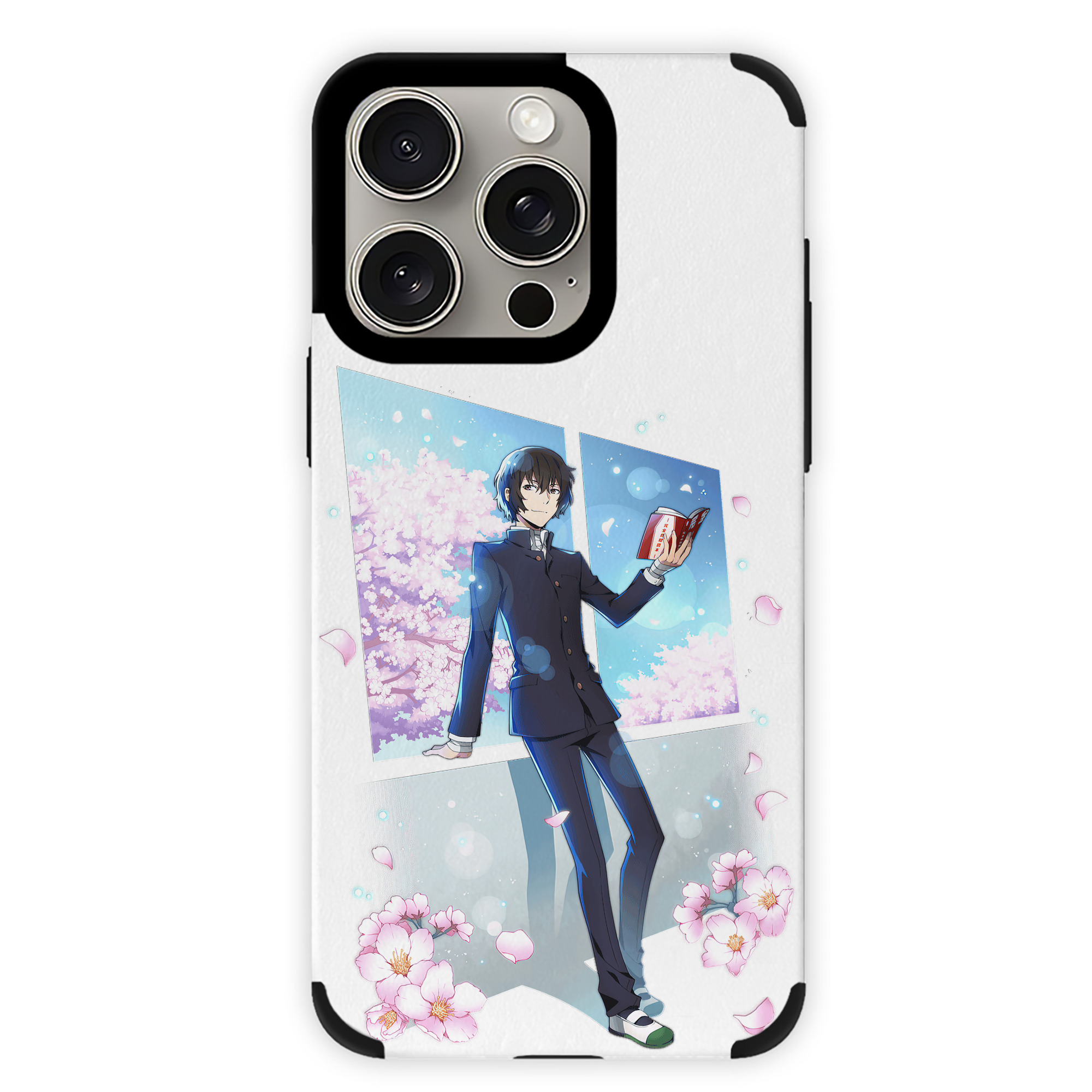 （画像用） 文豪ストレイドッグス Bungo Stray Dogs 【iPhone15ProMax対応】 PUレザー スマホケース 耐衝撃＆黄変防止