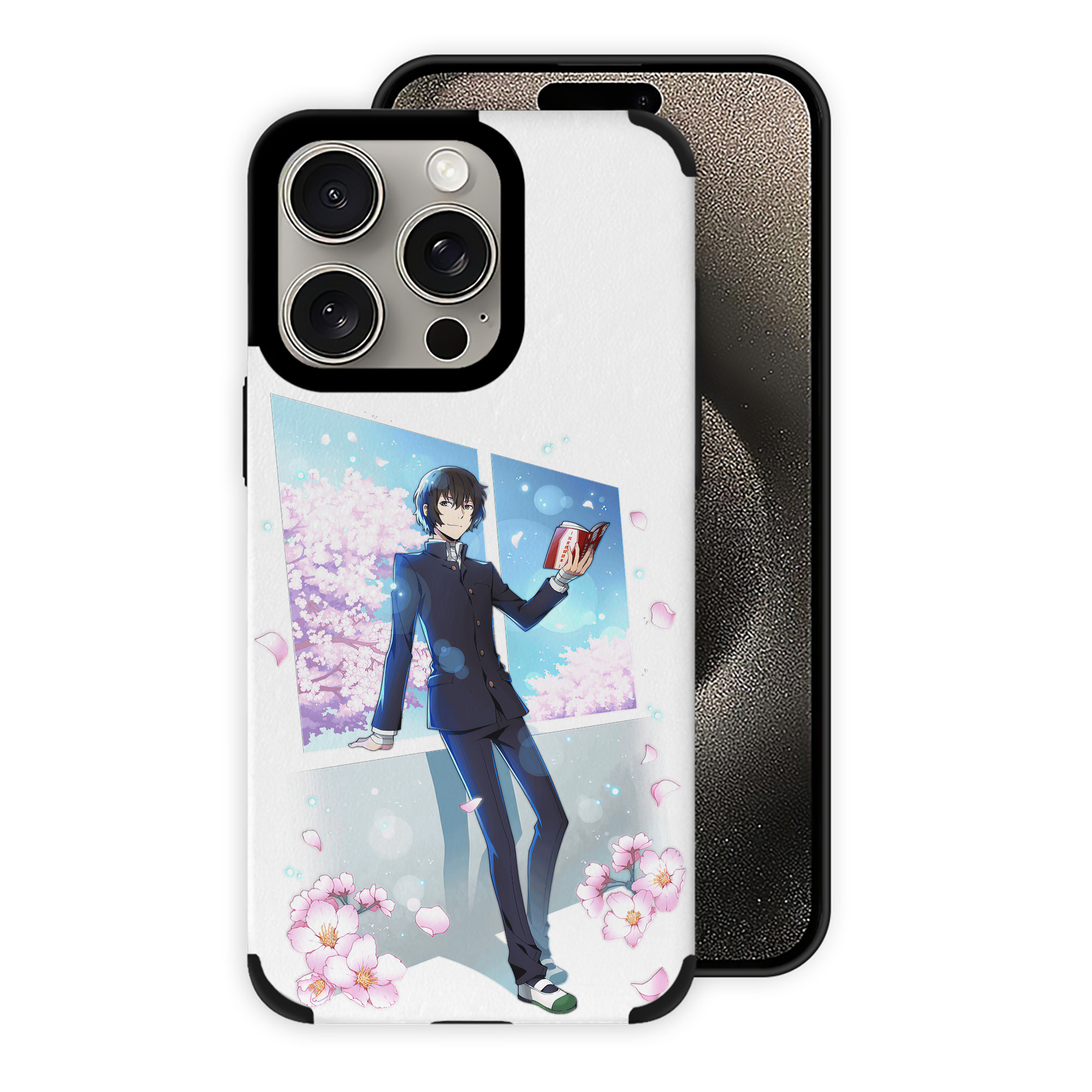 （画像用） 文豪ストレイドッグス Bungo Stray Dogs 【iPhone15ProMax対応】 PUレザー スマホケース 耐衝撃＆黄変防止