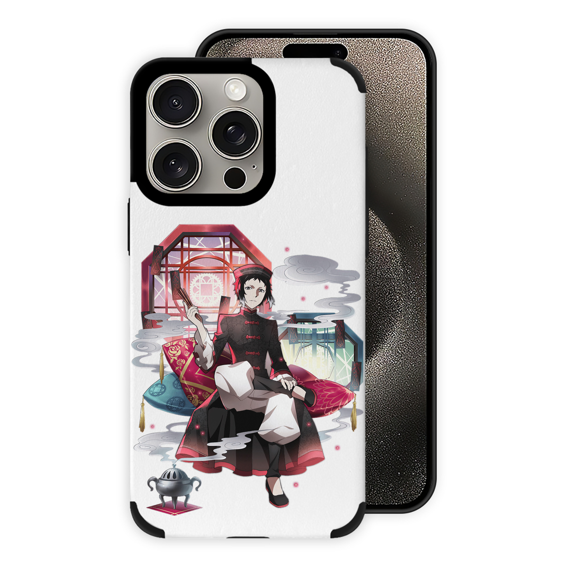 （画像用） 文豪ストレイドッグス Bungo Stray Dogs 【iPhone15ProMax対応】 PUレザー スマホケース 耐衝撃＆黄変防止