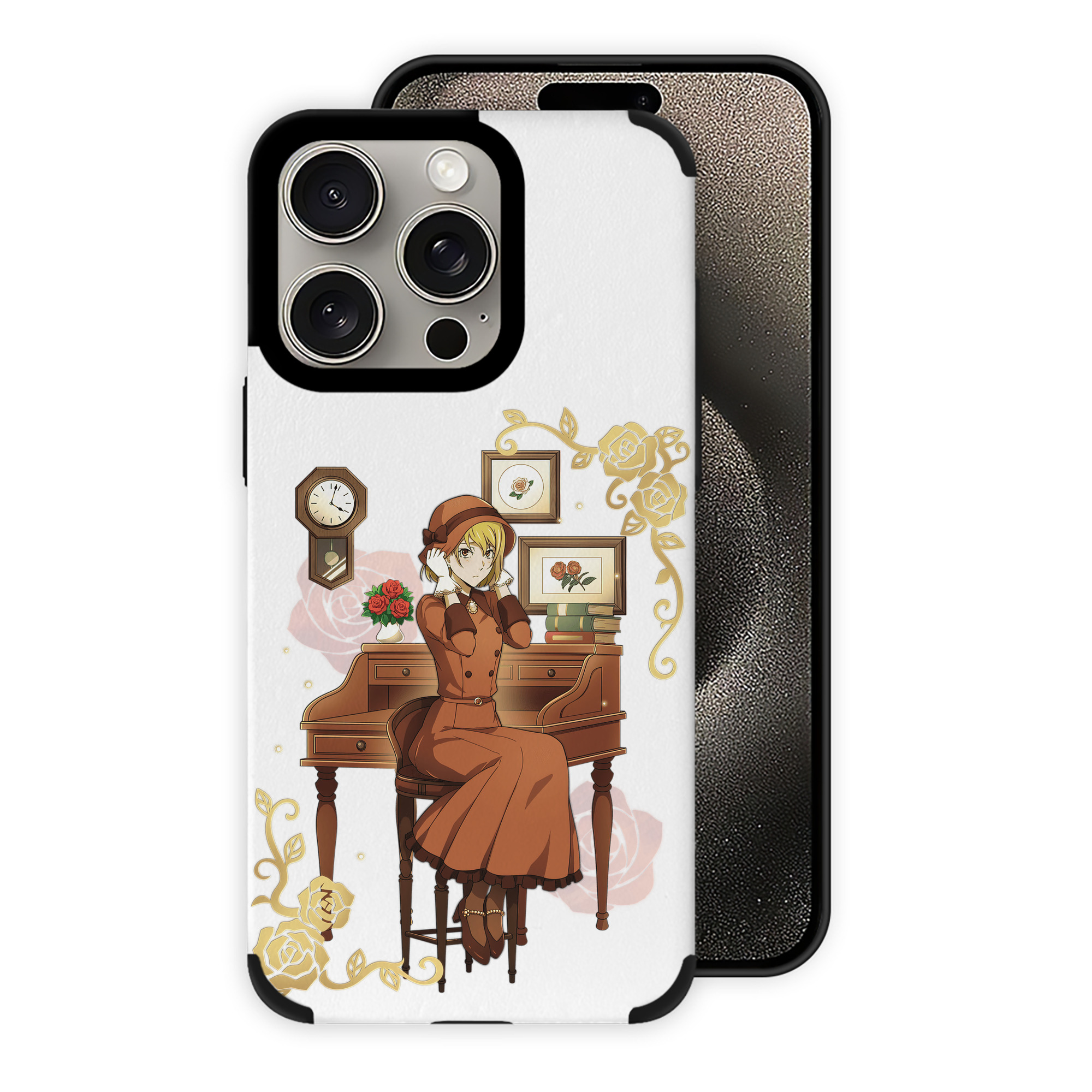 （画像用） 文豪ストレイドッグス Bungo Stray Dogs 【iPhone15ProMax対応】 PUレザー スマホケース 耐衝撃＆黄変防止