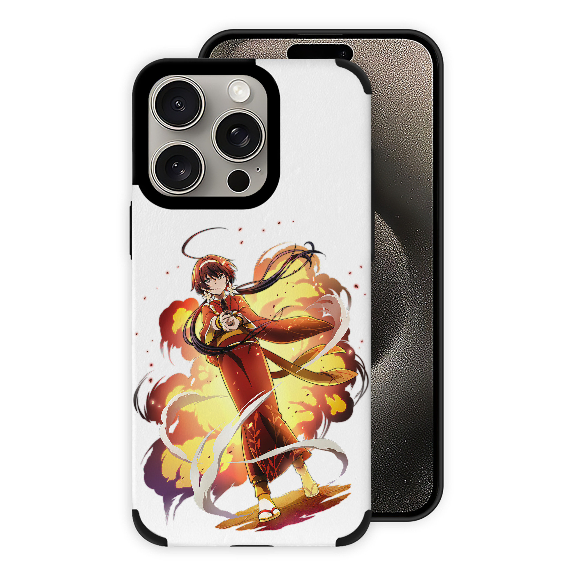 （画像用） 文豪ストレイドッグス Bungo Stray Dogs 【iPhone15ProMax対応】 PUレザー スマホケース 耐衝撃＆黄変防止