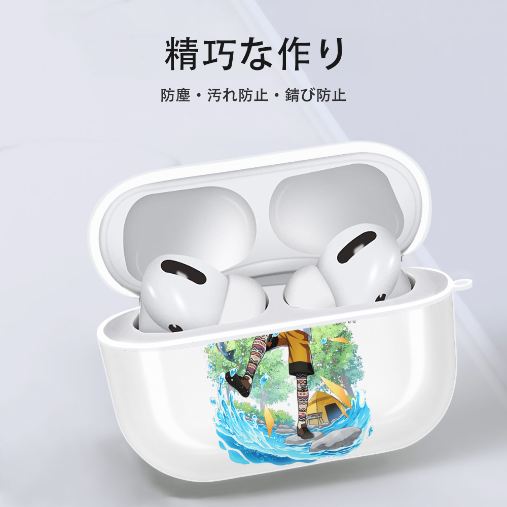 文豪ストレイドッグス Bungo Stray Dogs 【AirPods Pro用】ハードシェル保護ケース 耐衝撃・防指紋・カラビナ付き商品仕様
